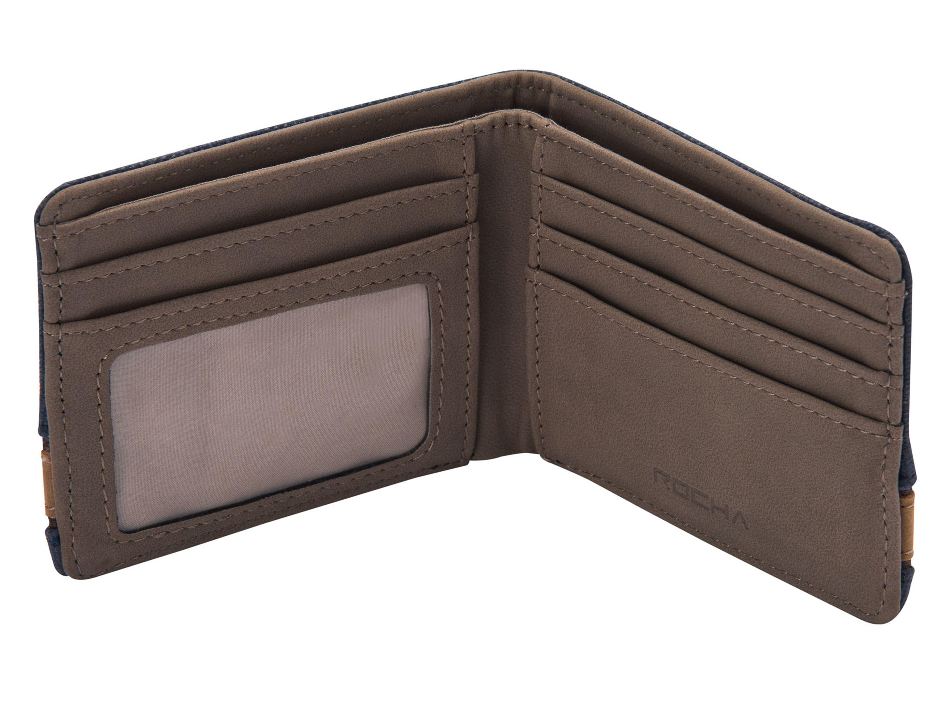 Billetera Rocha Tela Azul Euro-1