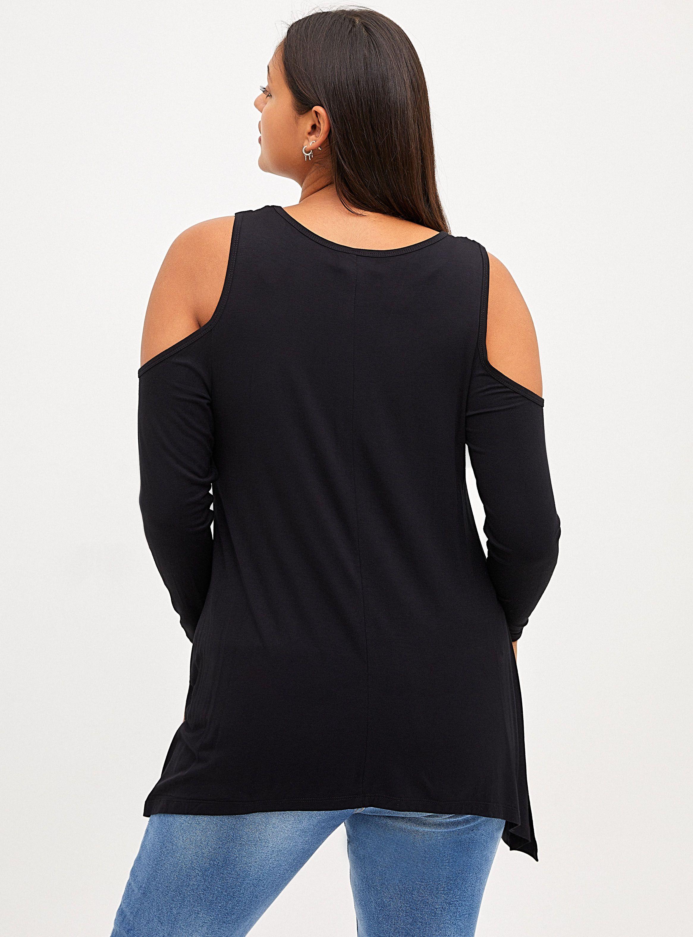 Sweater Manga Larga Off Shoulder-1
