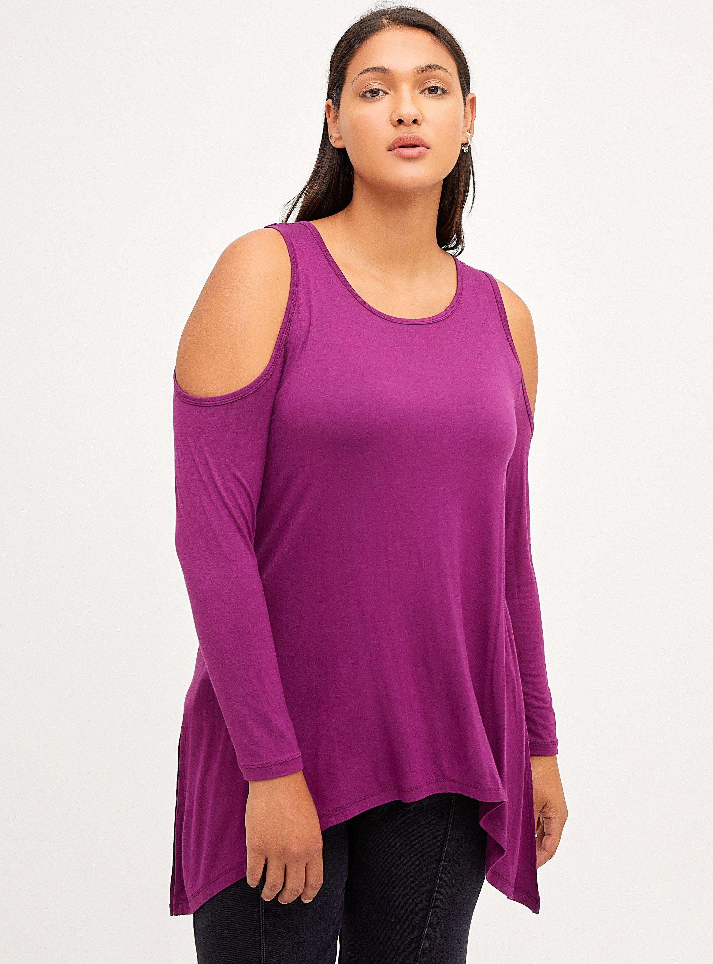 Sweater Manga Larga Off Shoulder-0