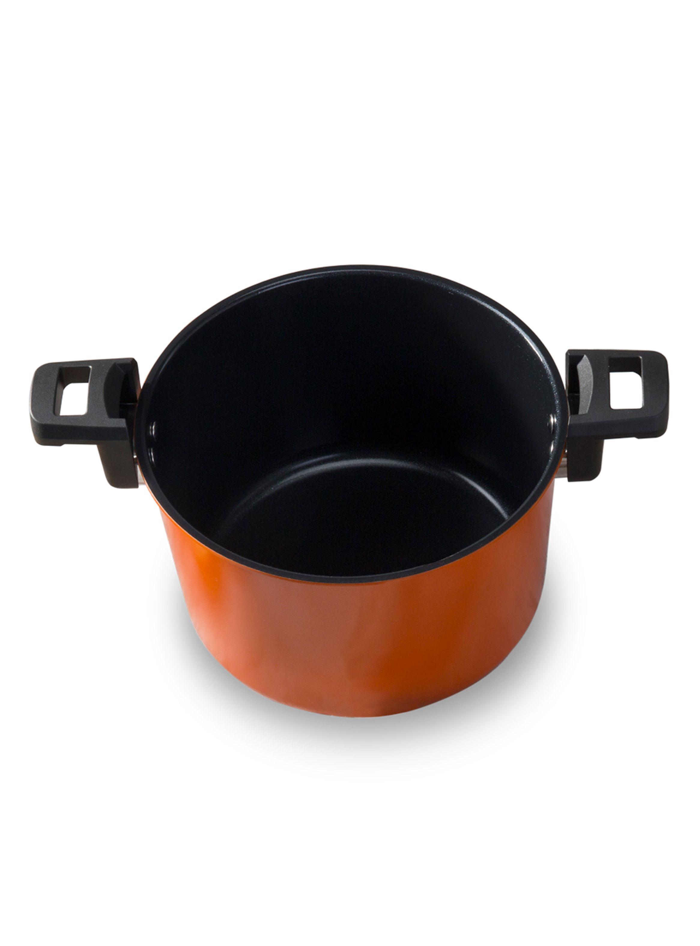 Olla Semi Express 6 Litros Naranja-1