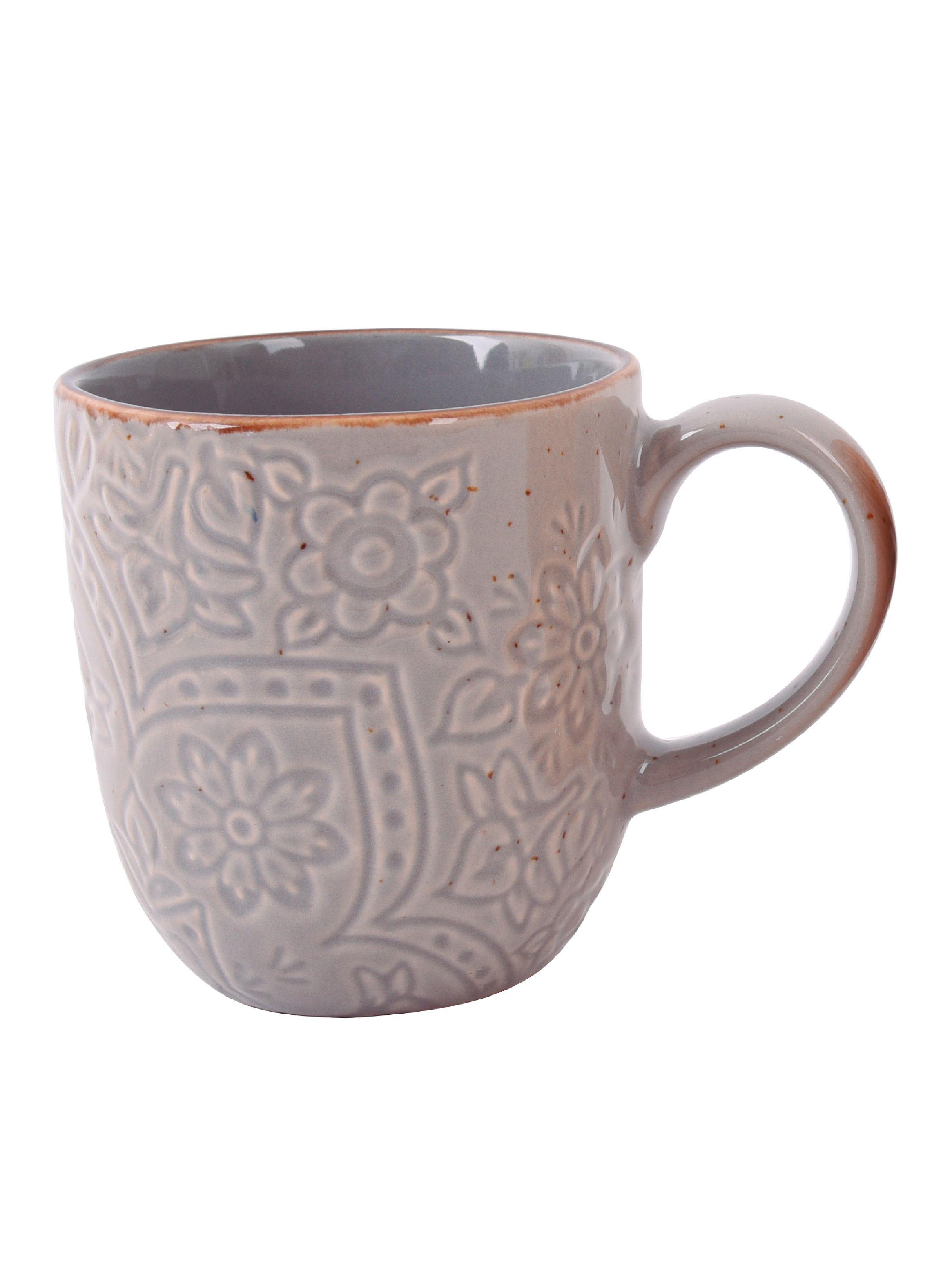Set 4 Mugs con Relieve Romántico-3