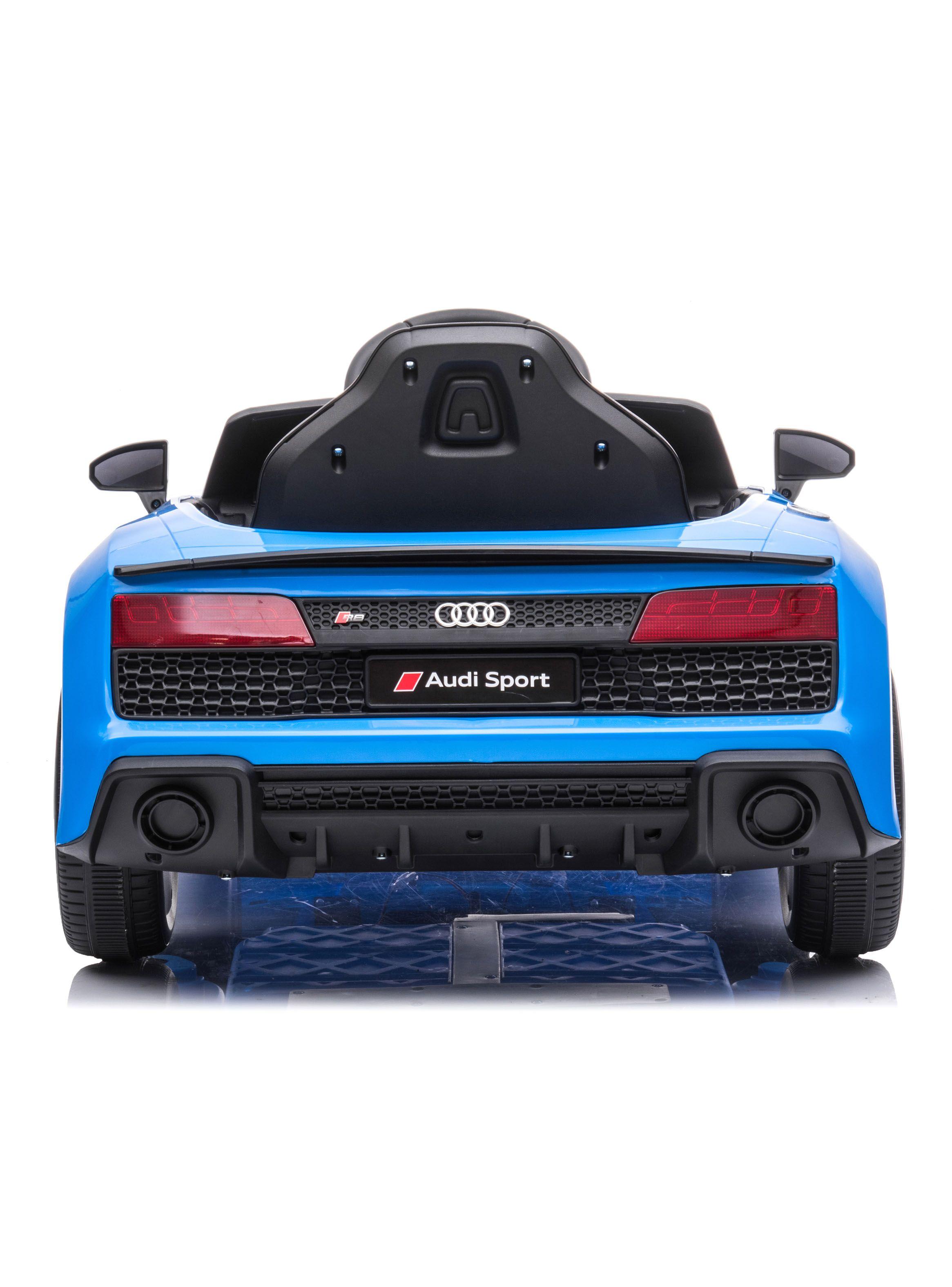 Auto R8 Spyder Batería 12V Licencia Audi Azul-3