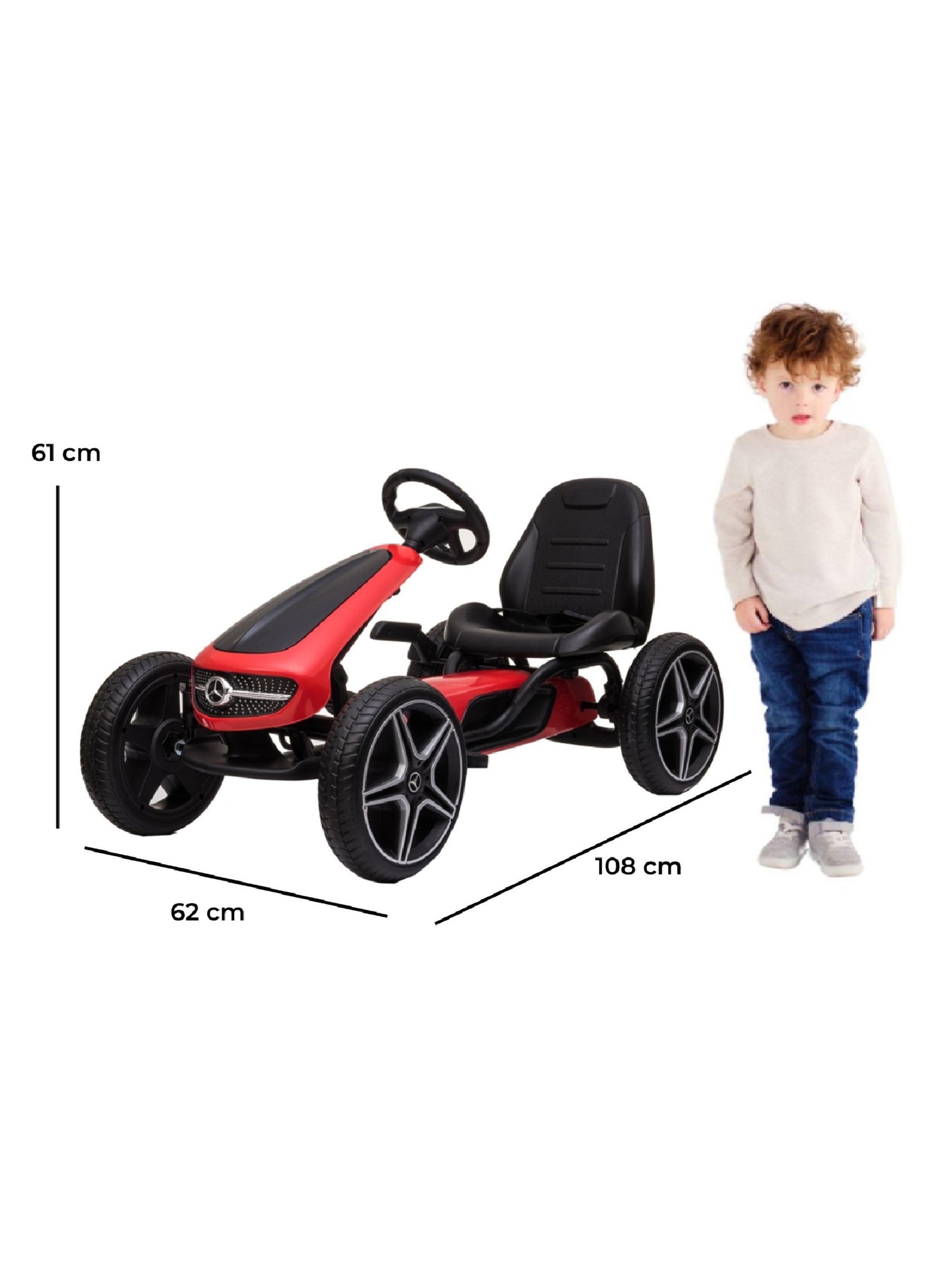 Go Kart de Pedales con Licencia Mercedes Benz-4