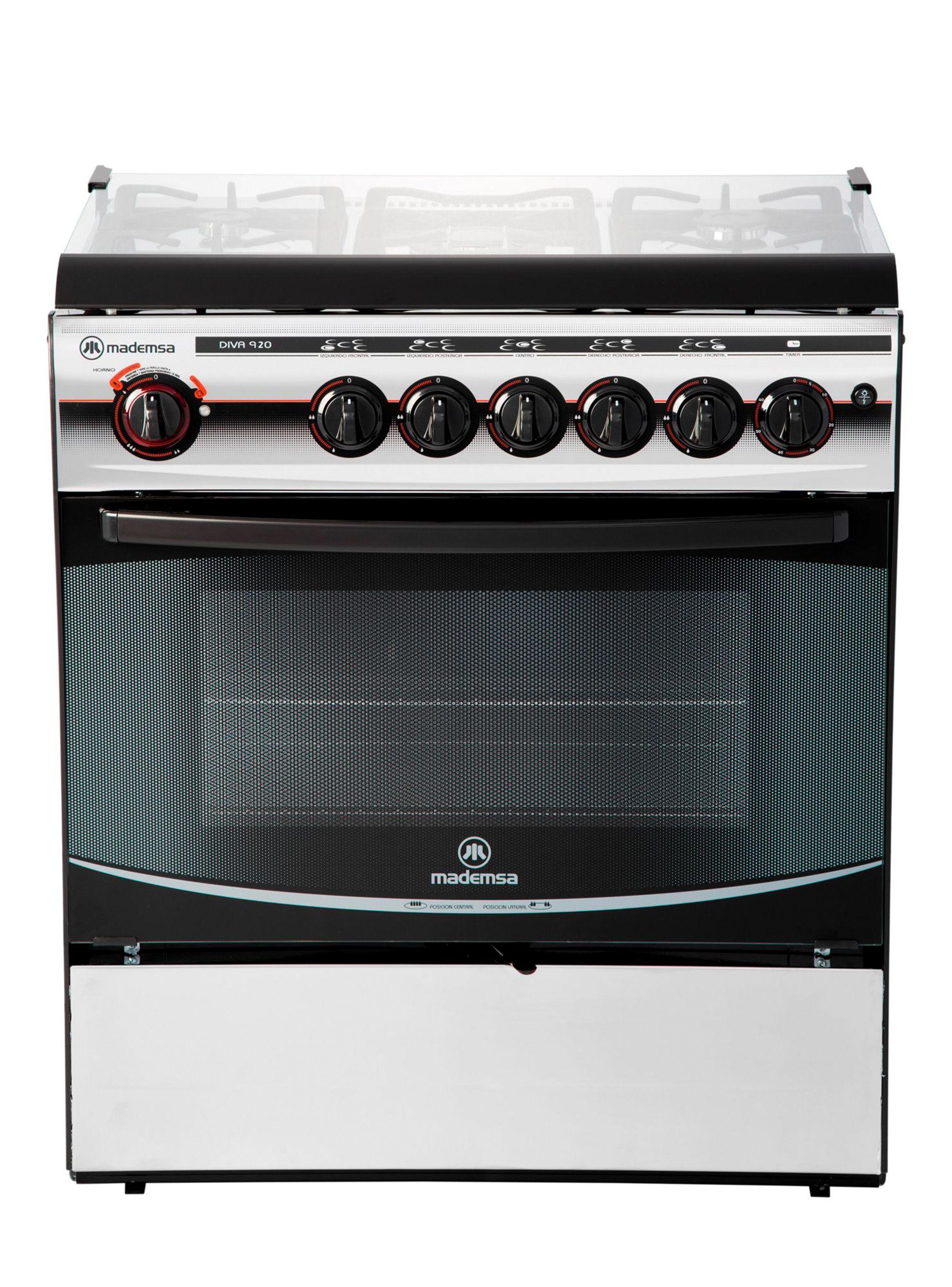 Cocina a Gas Mademsa Diva 920 5 Platos-0