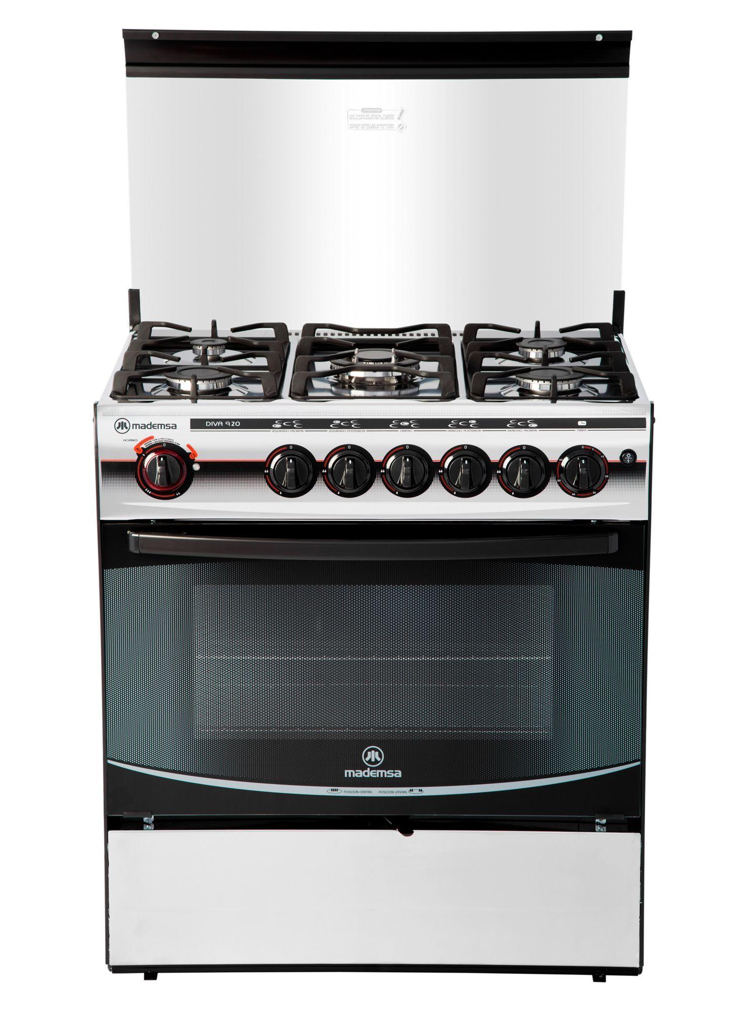 Cocina a Gas Mademsa Diva 920 5 Platos-6