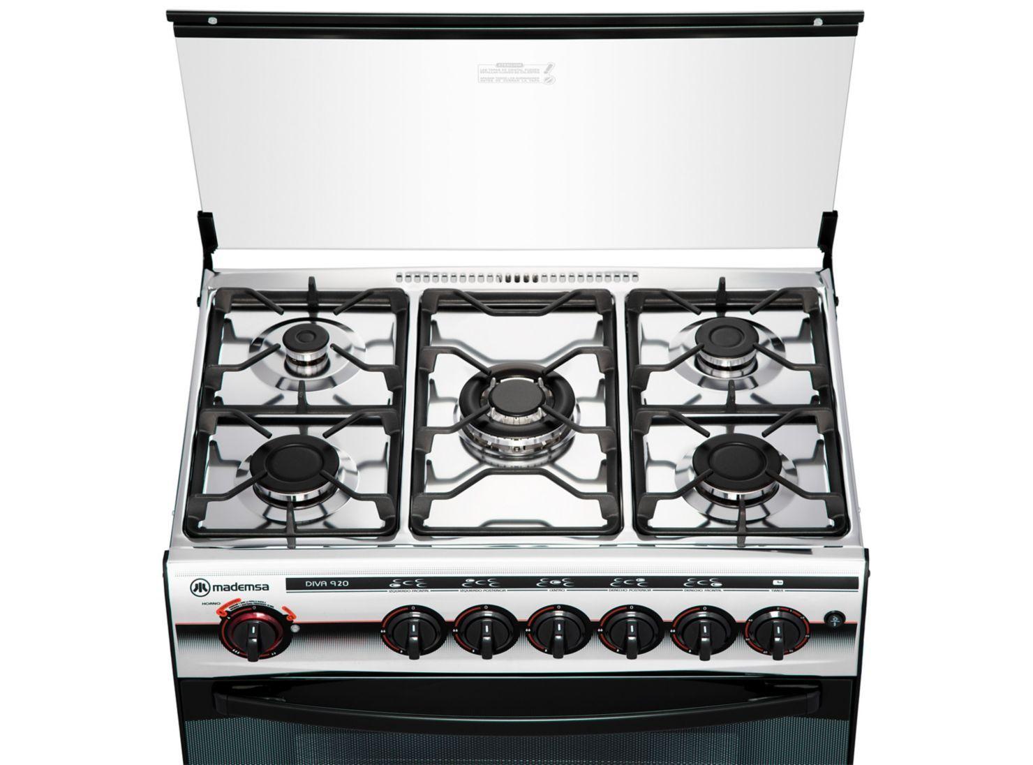 Cocina a Gas Mademsa Diva 920 5 Platos-3