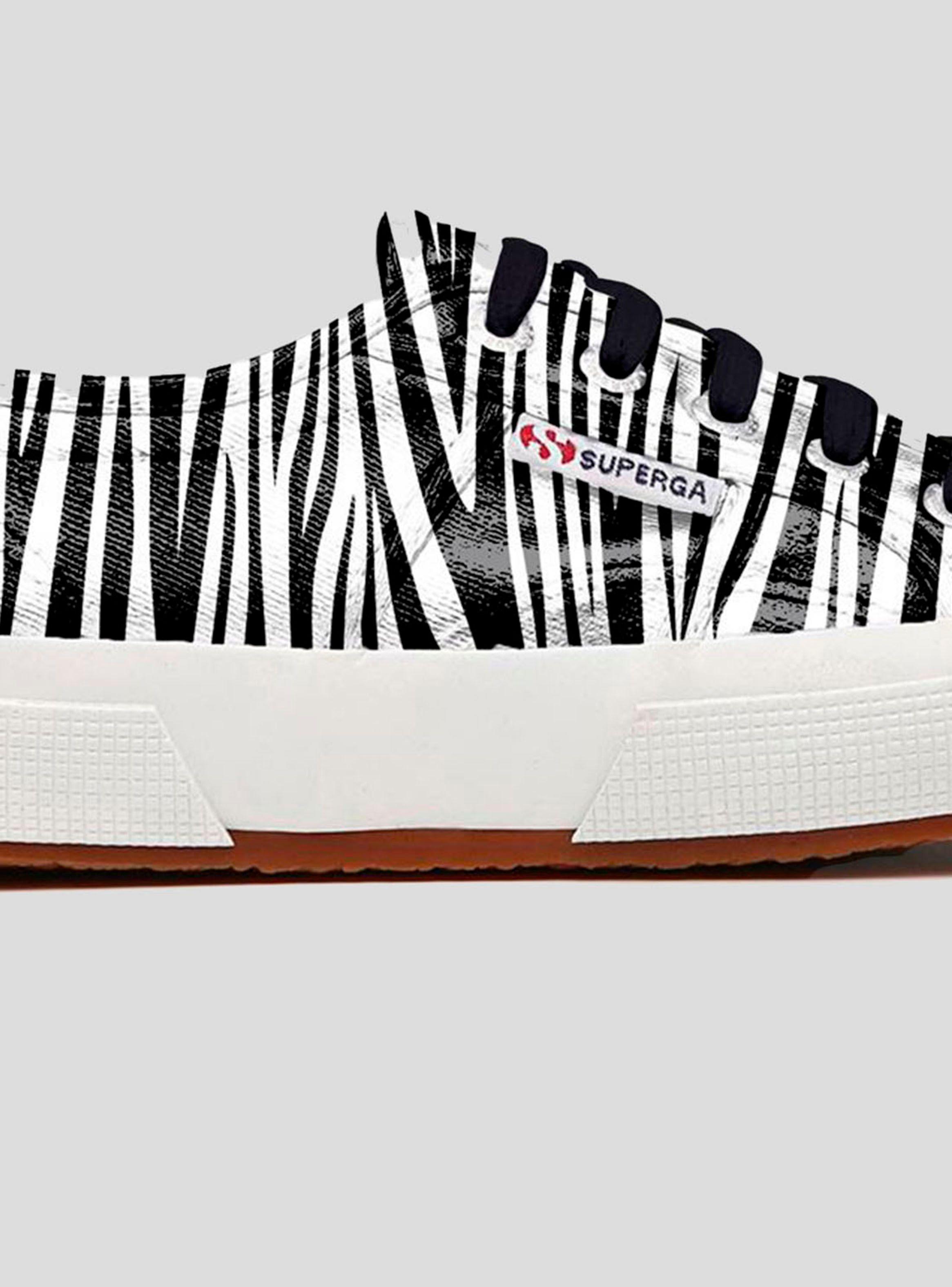 Zapatilla Superga Urbana Mujer 2750 Animal Print Zebra-1