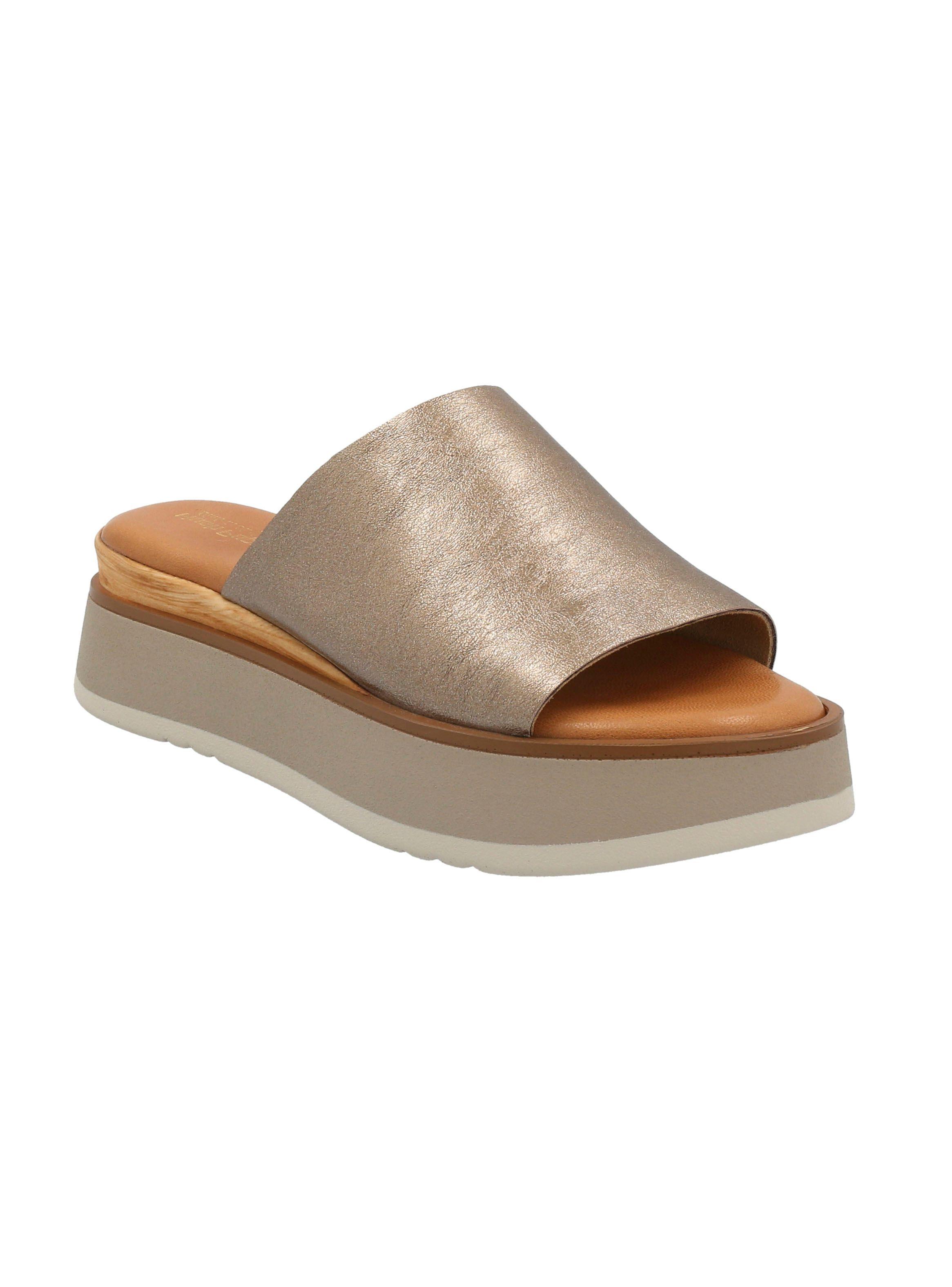 Sandalia Hush Puppies Dorada Estia Mujer-1