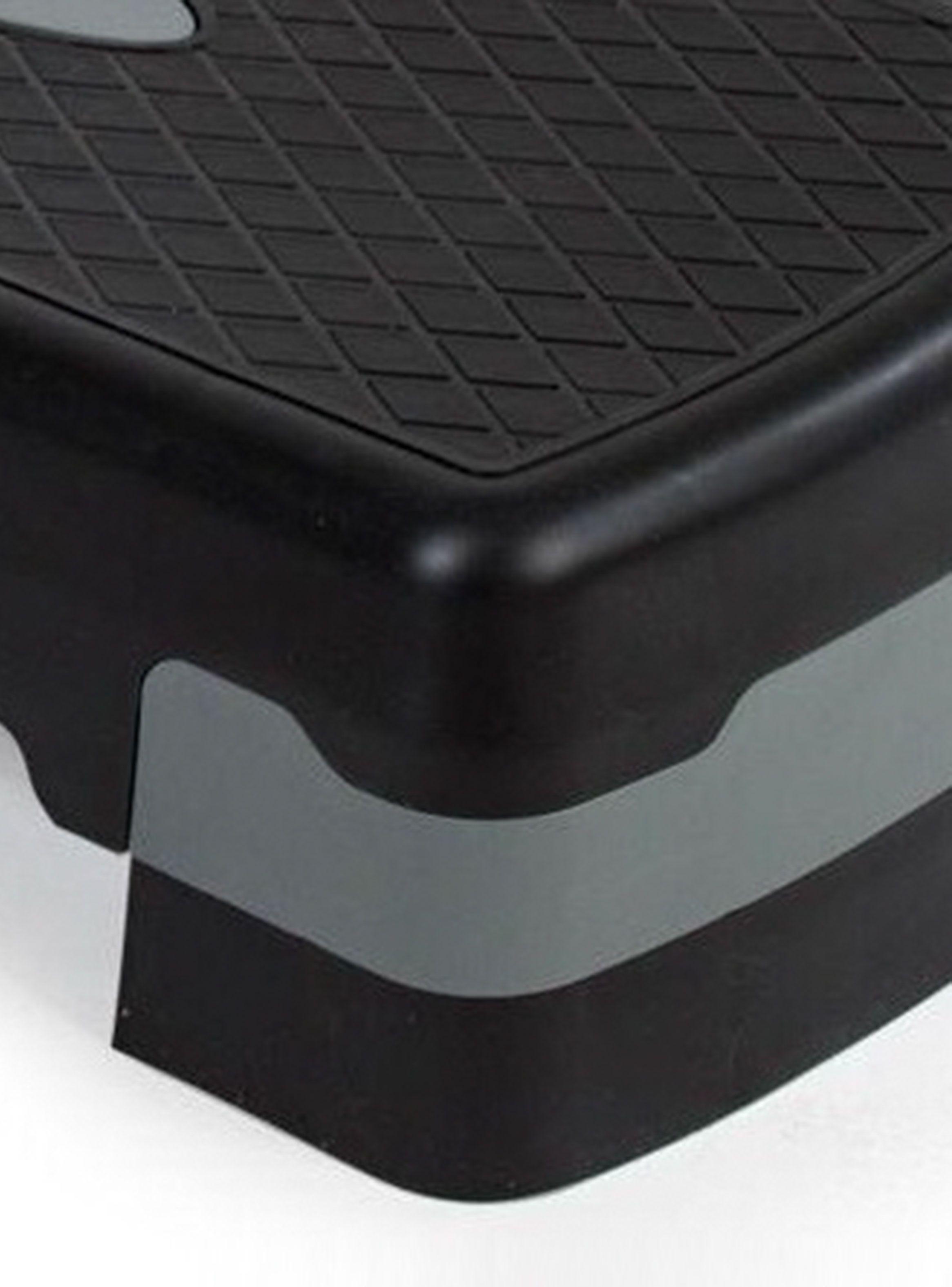 Step JKS Aeróbico Plástico 2 Niveles Gris-Negro-4