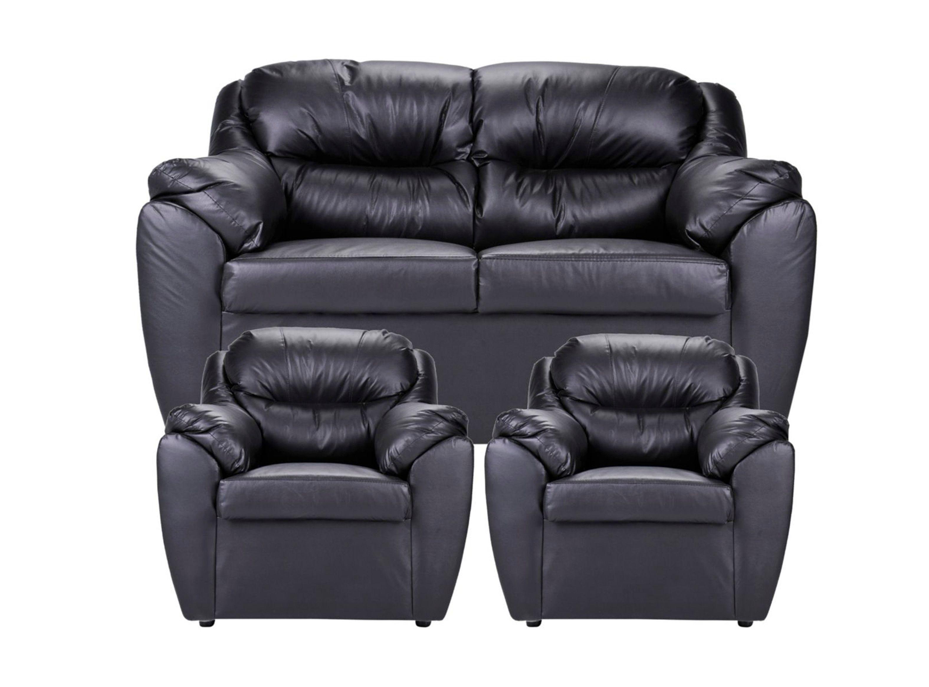 Juego Living Venecia Ecocuero 2C + 2 Sillones-0