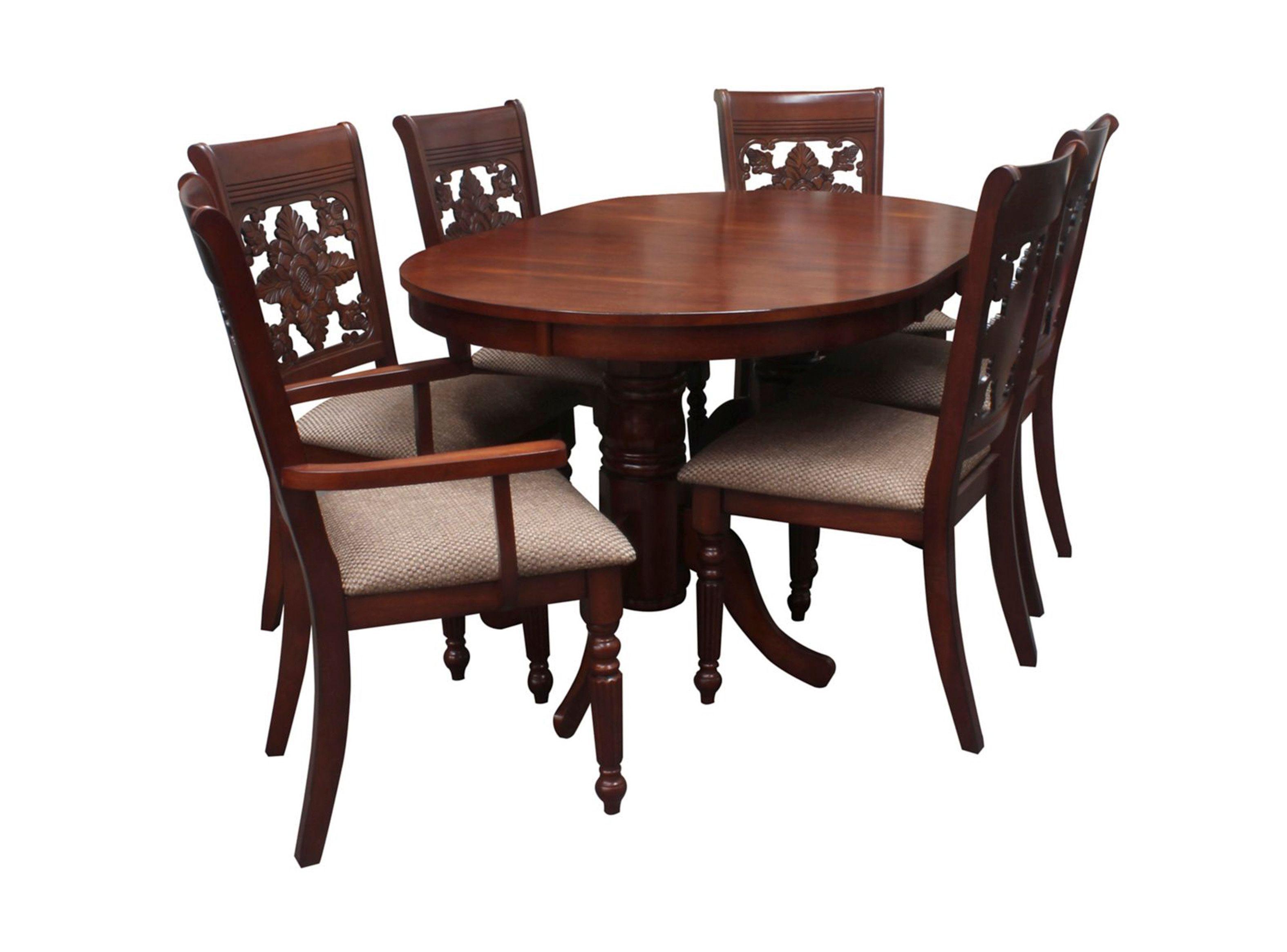 Juego Comedor Extensible Elena + 4 Sillas + 2 Sitiales Attimo-0