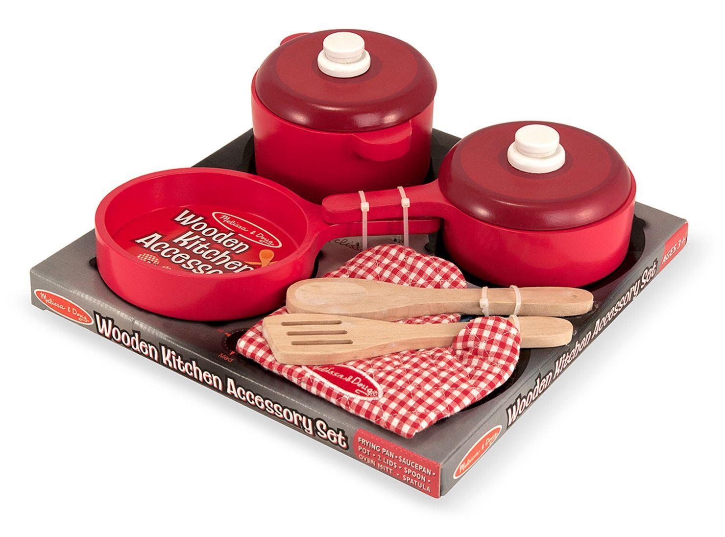 Melissa & Doug Set ollas de madera Caramba-1