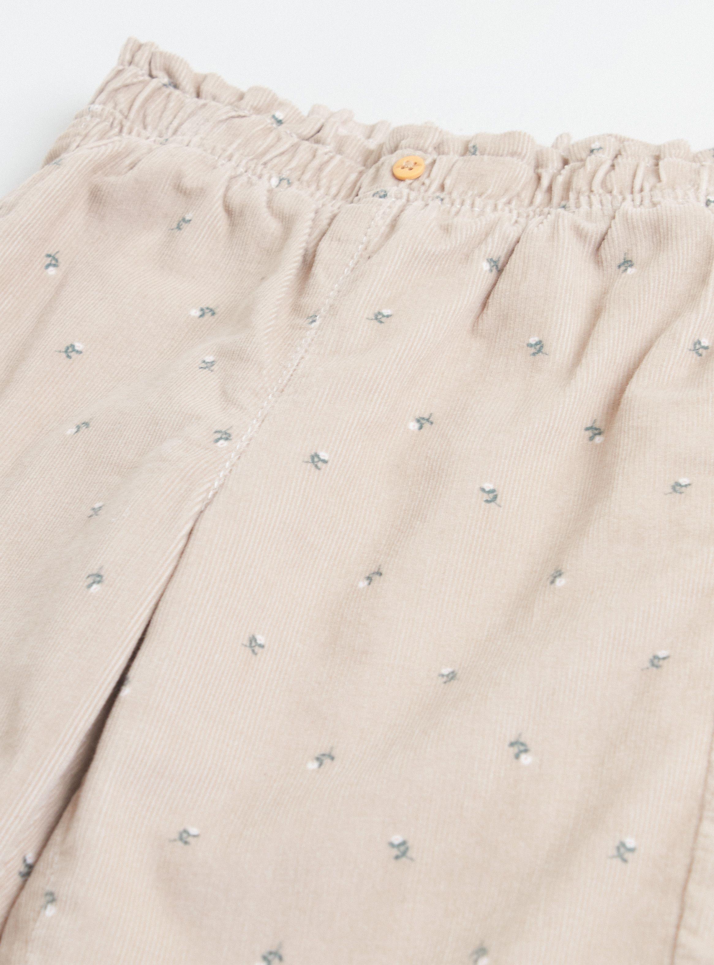 Pantalón Cotelé Wide Leg Niña-2