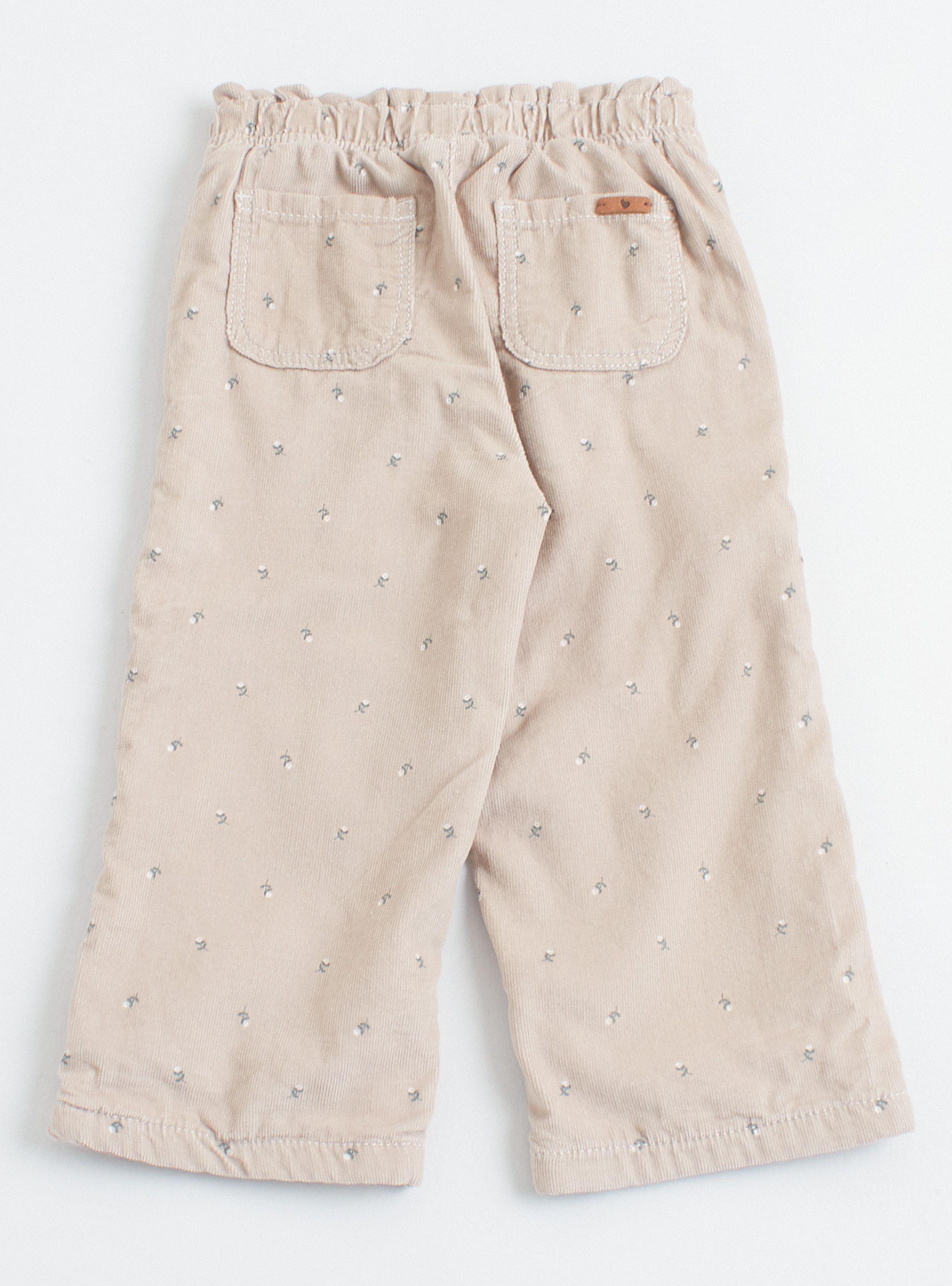 Pantalón Cotelé Wide Leg Niña-1