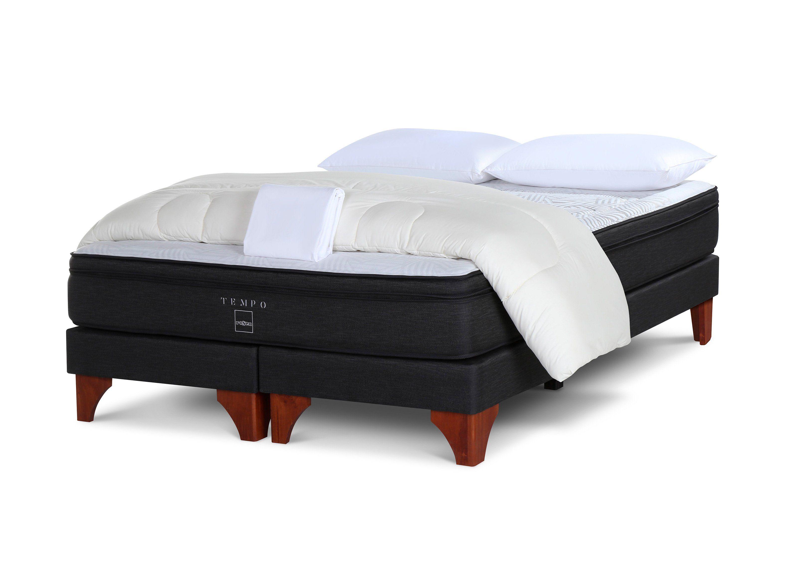 Cama Europea Tempo King Base Dividida + Set Textil-0
