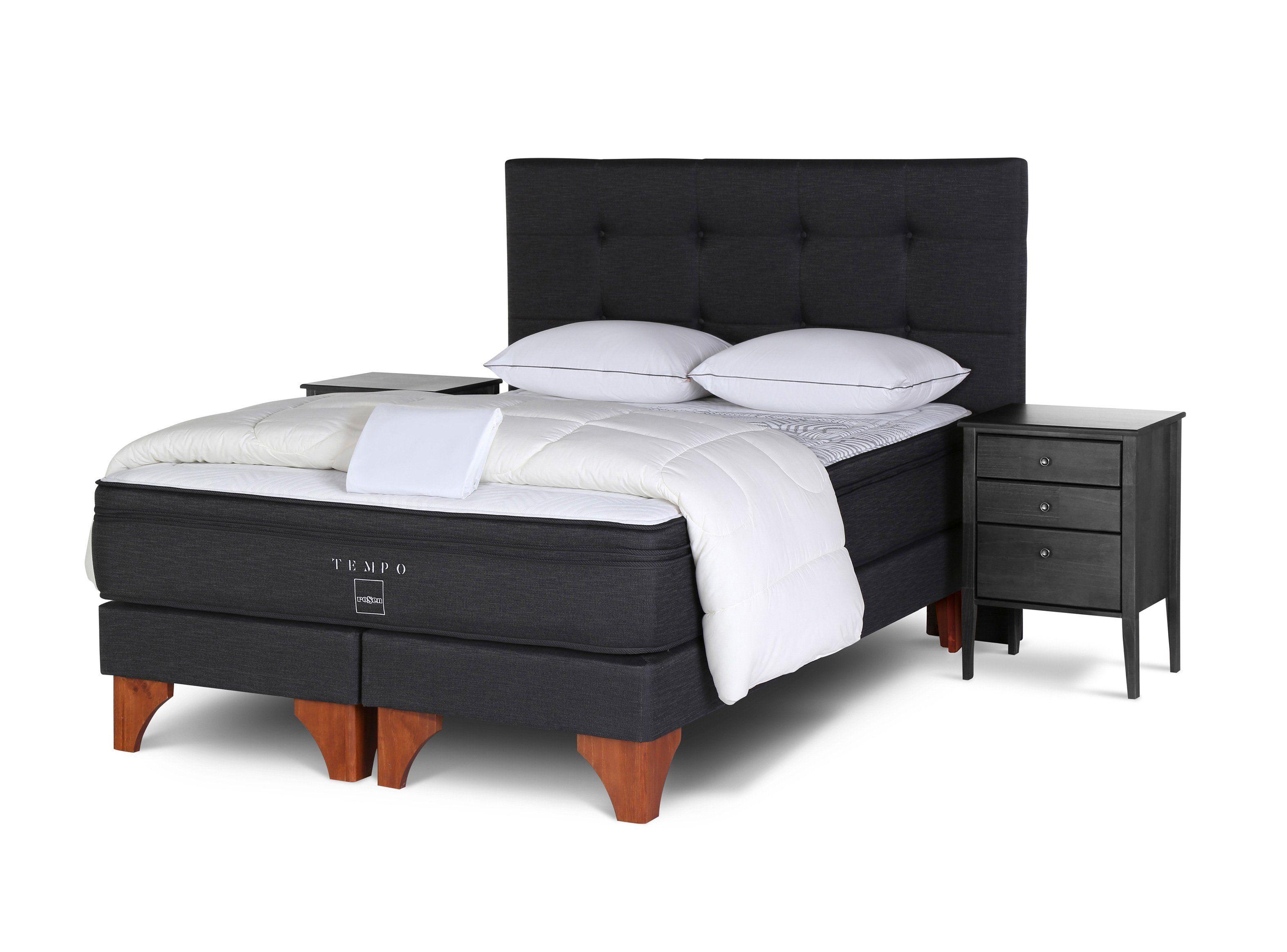 Cama Europea Tempo King + Set Muebles Issey + Set Textil-0