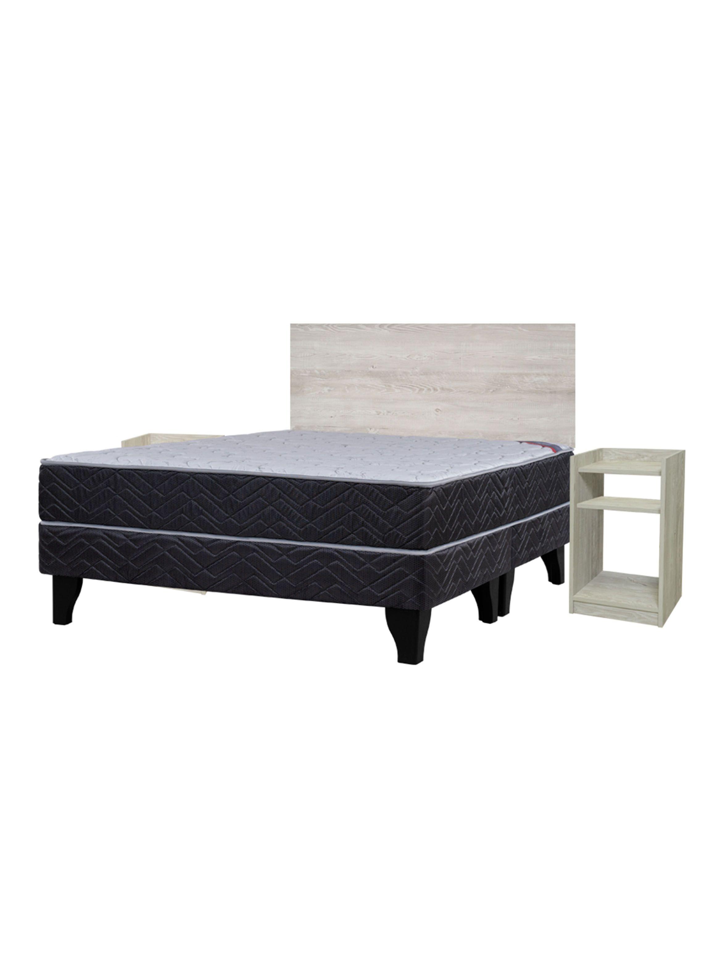 Cama Europea Active Base Dividida 2 Plazas + Set Alba White-0