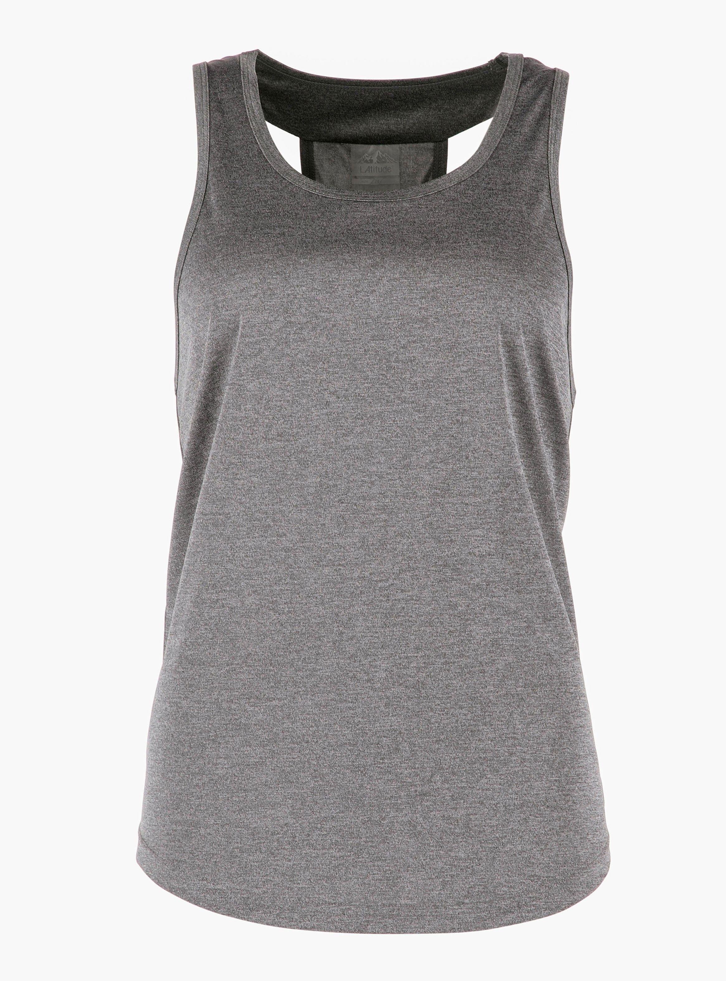 Polera Tank Sport Melange Quick Dry-4