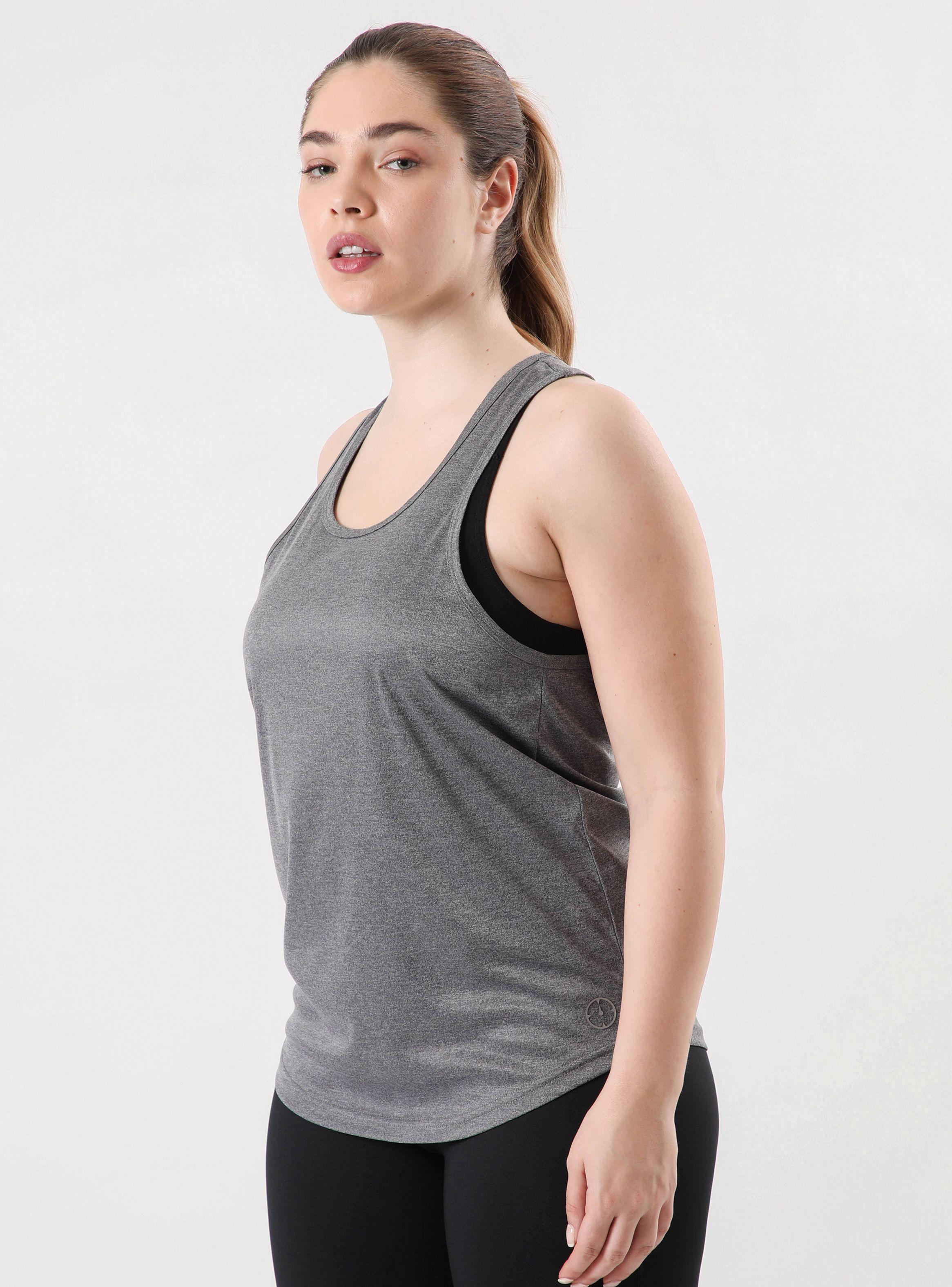 Polera Tank Sport Melange Quick Dry-0