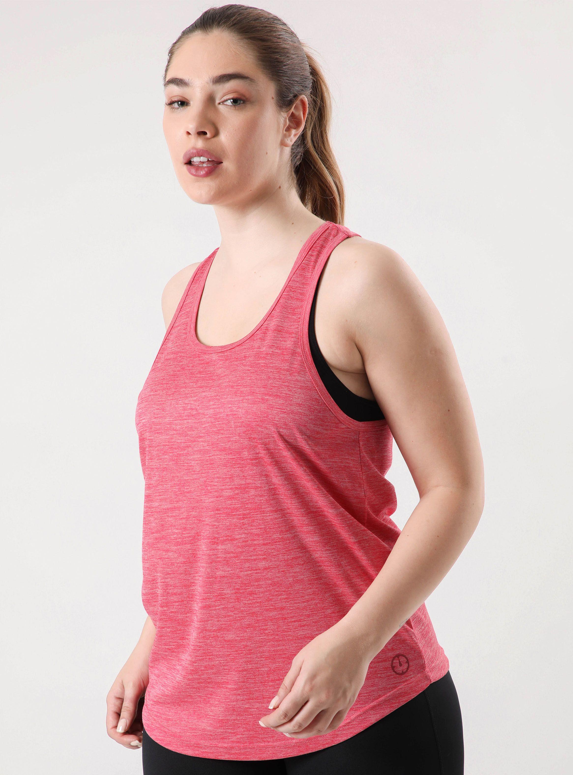 Polera Tank Sport Melange Quick Dry-0