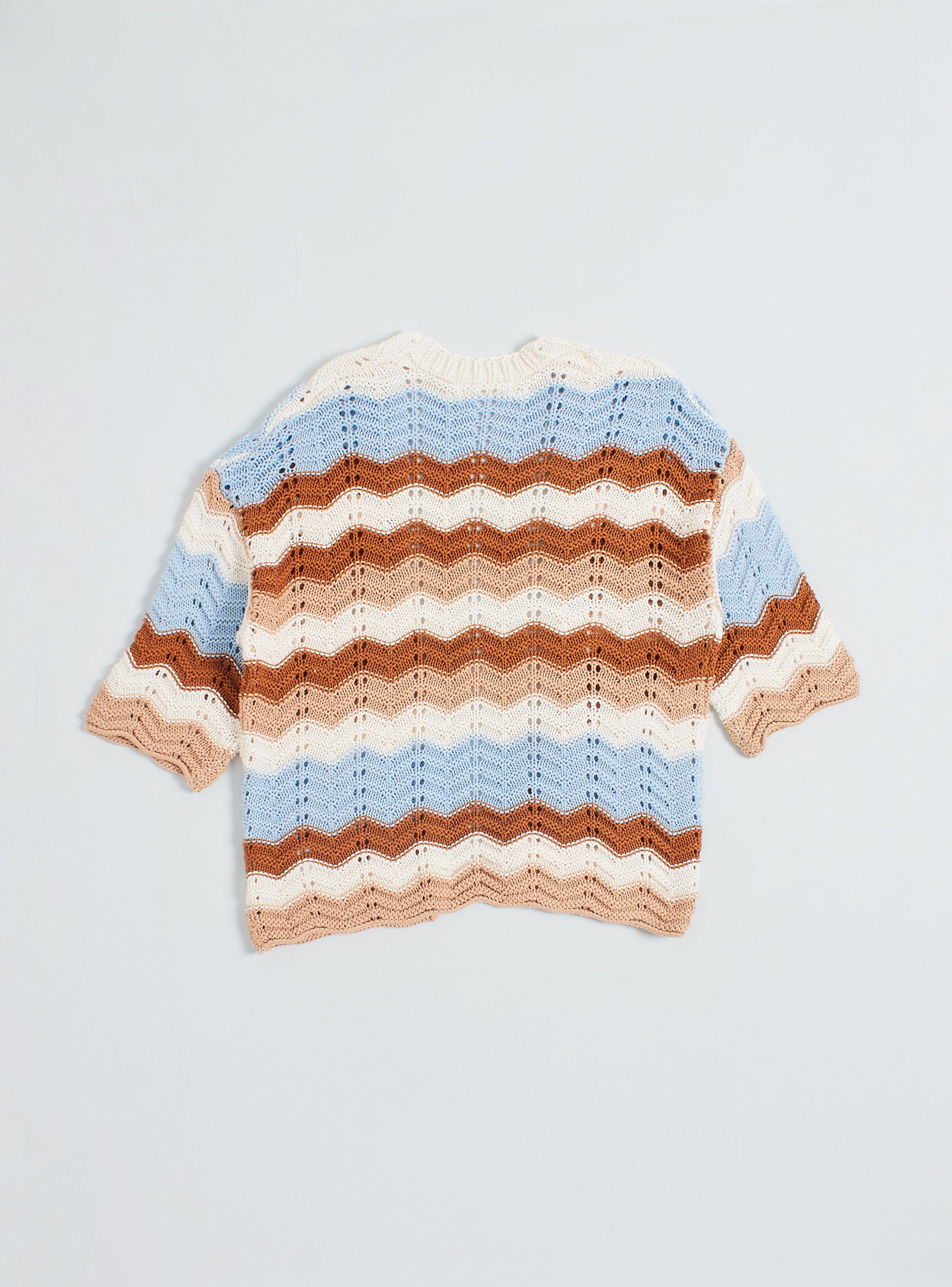 Sweater Tejido Líneas-3