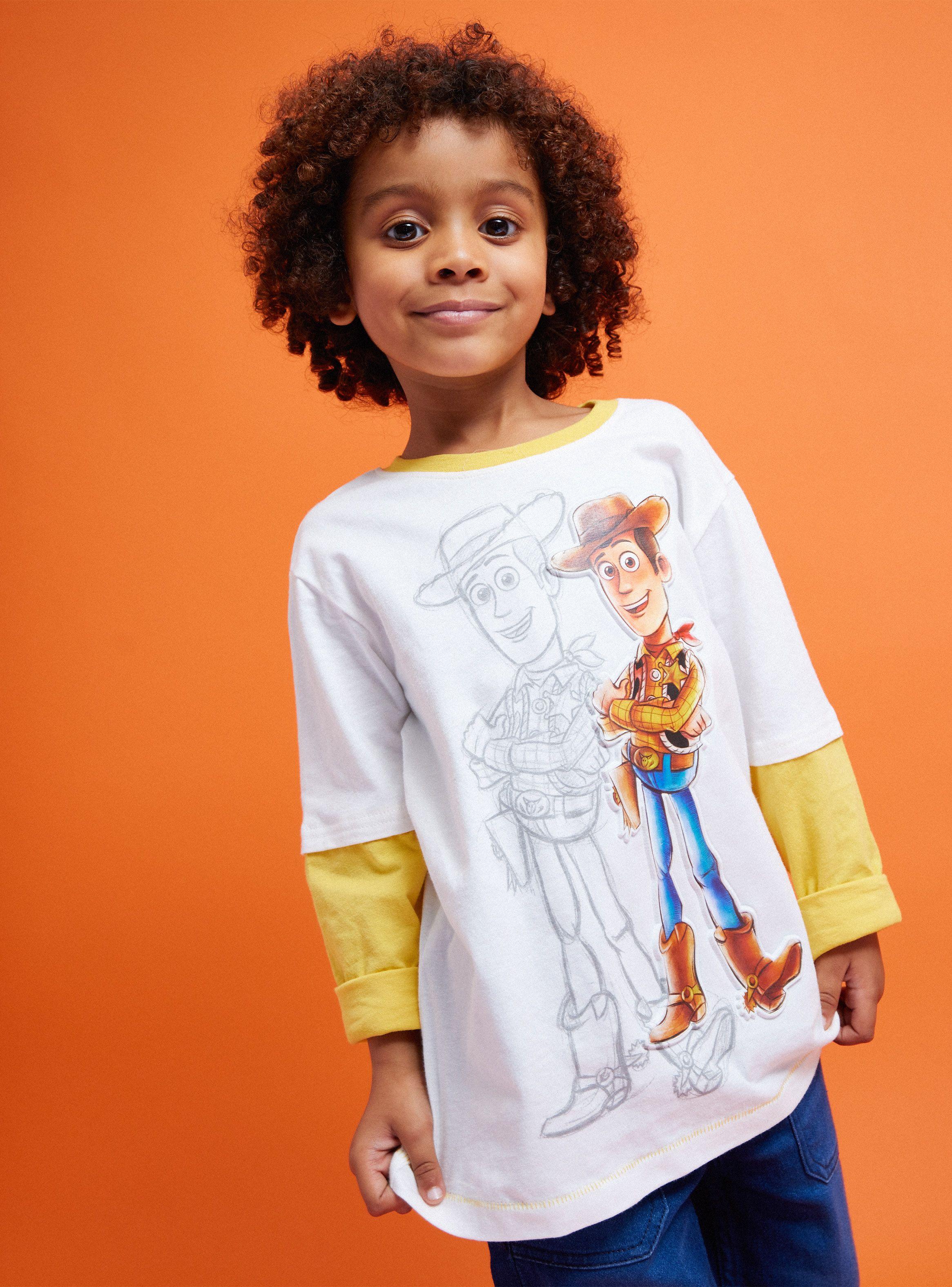 Polera Doble Manga Estampado Toy Story 100 Años-0