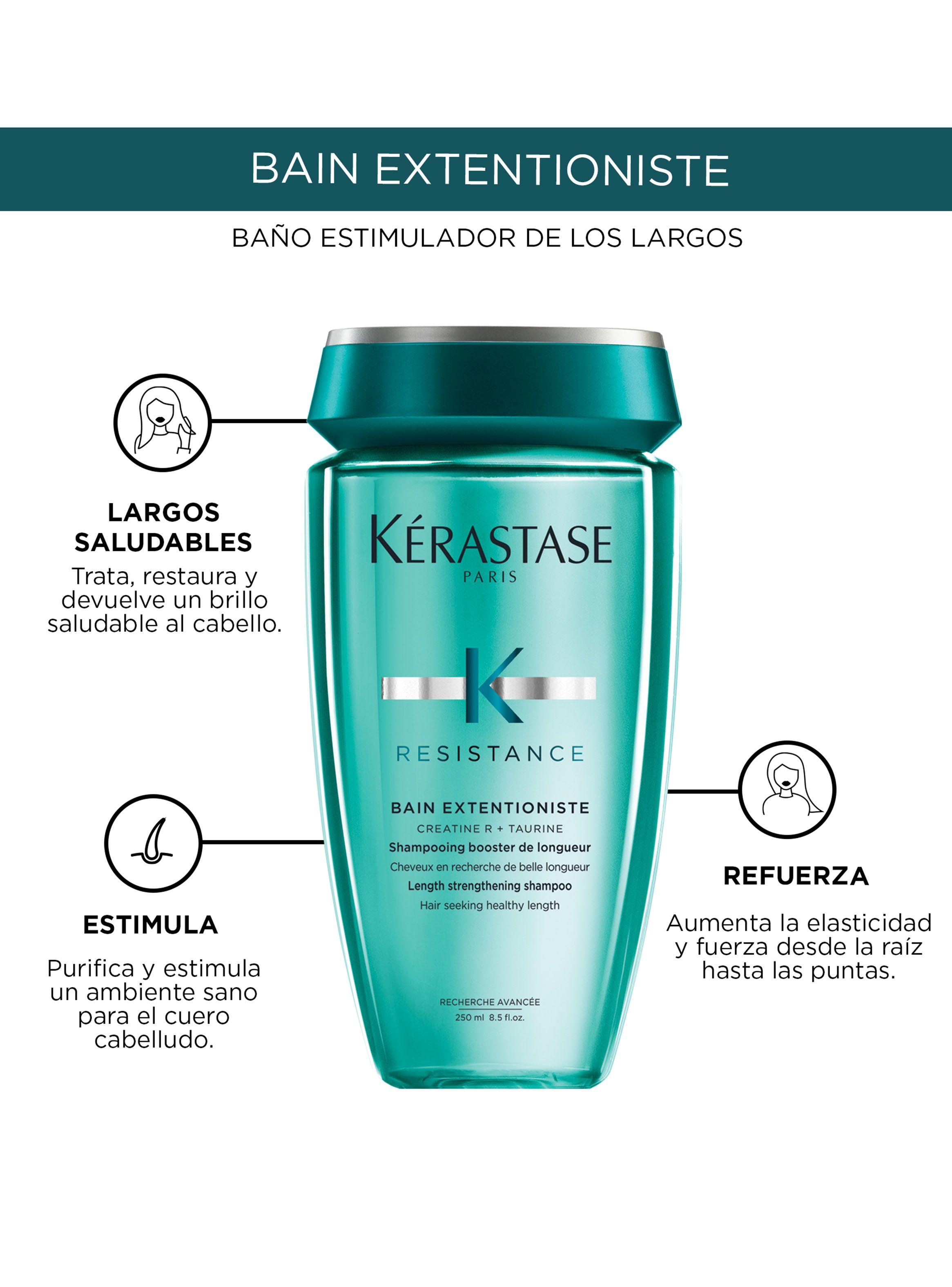 Shampoo Potenciador Del Crecimiento Bain Extentioniste Resistance 250ml-3