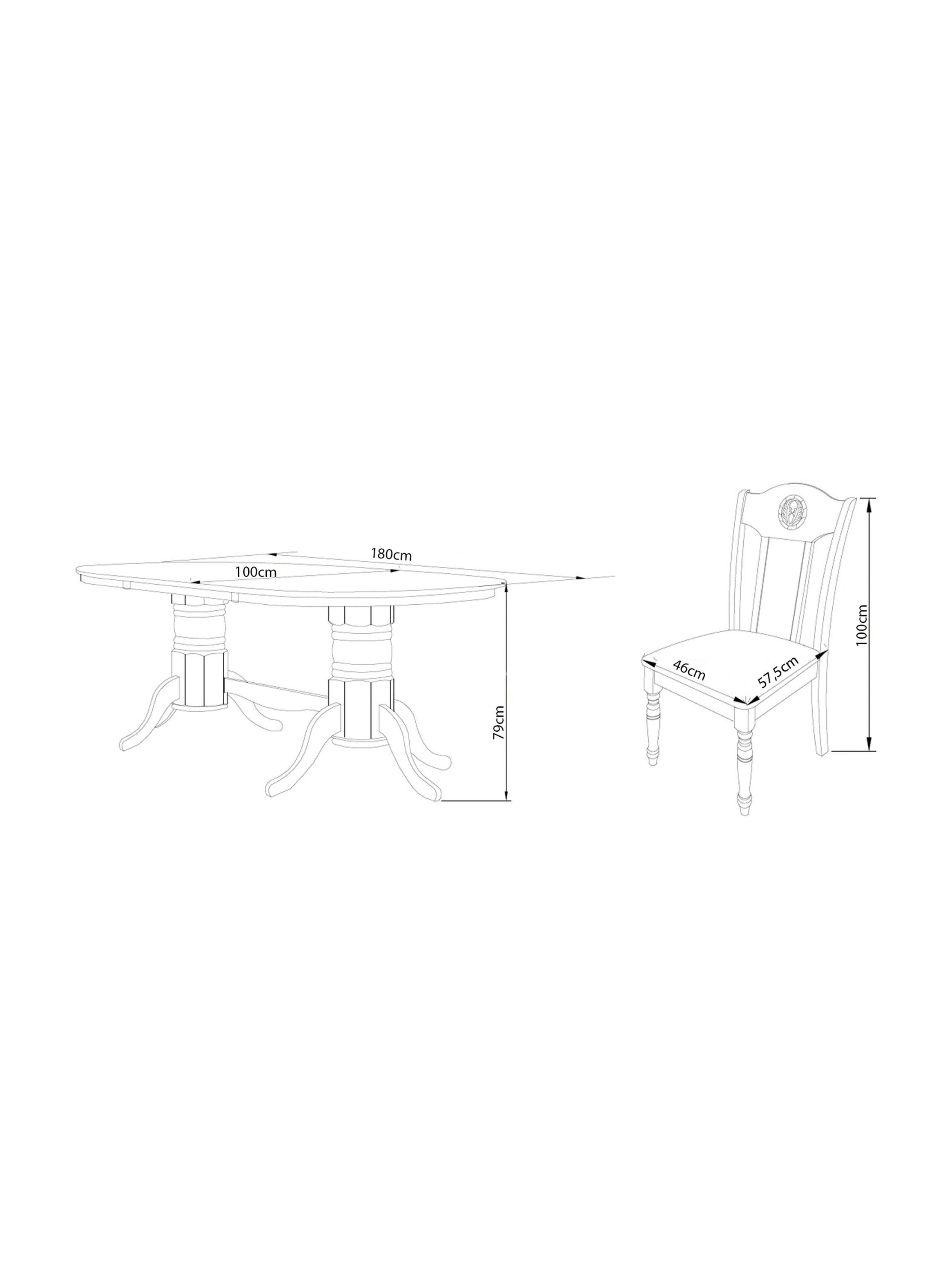 Juego de Comedor New Amanda 6 Sillas Stylo-2