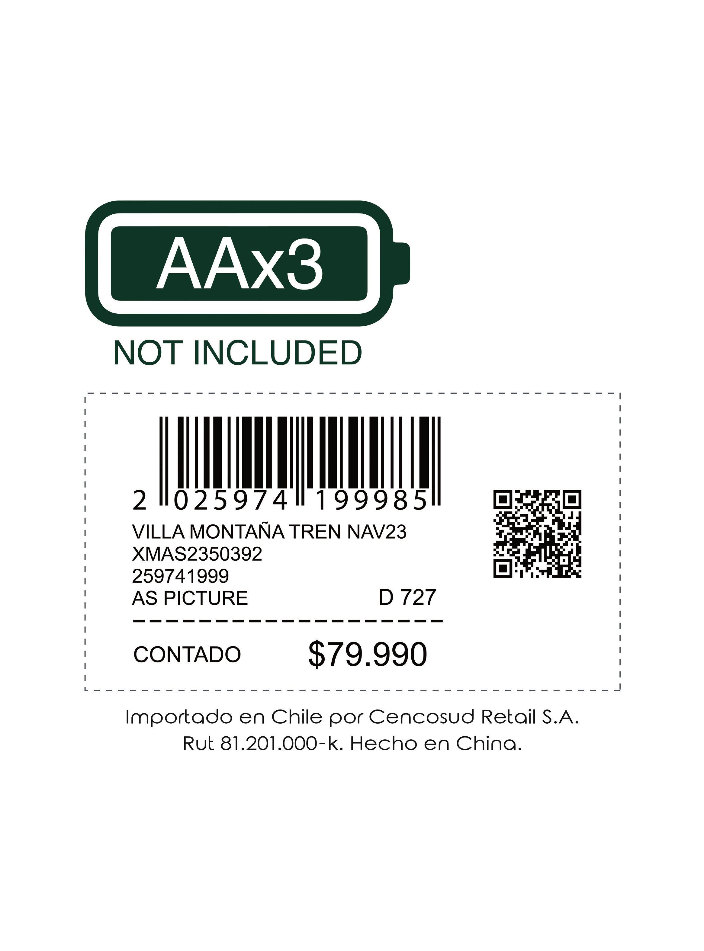 Villa Montaña Tren Navidad-4