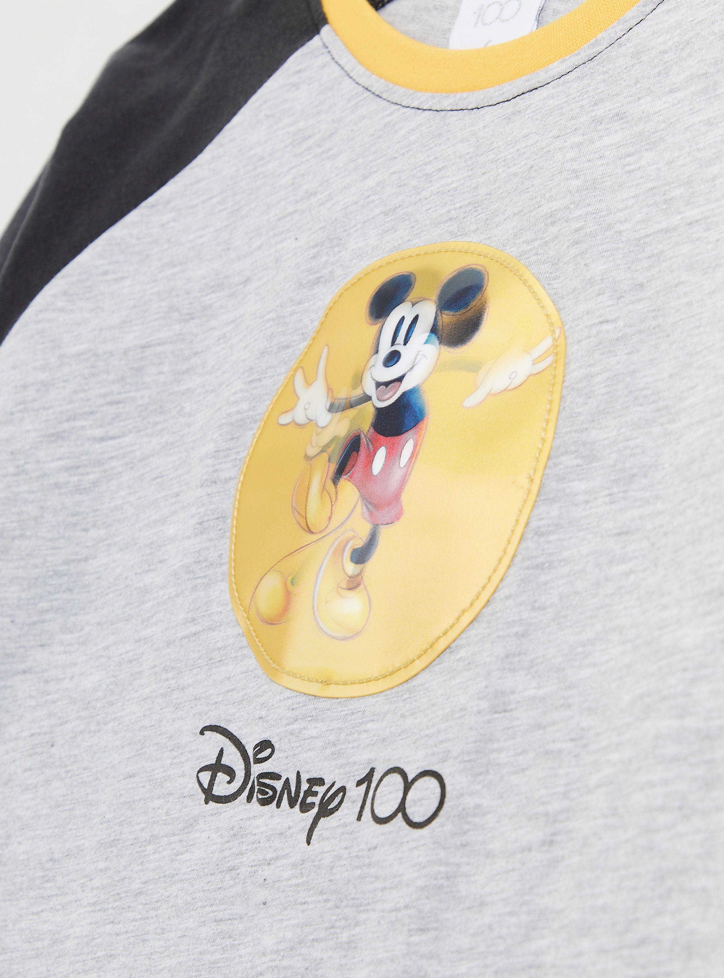 Polera Mickey 100 Años Aplicación Holográfica-3