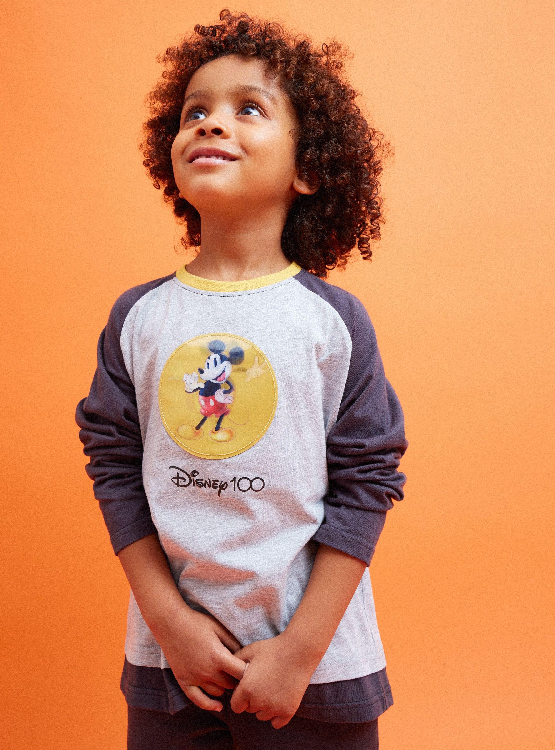 Polera Mickey 100 Años Aplicación Holográfica-0