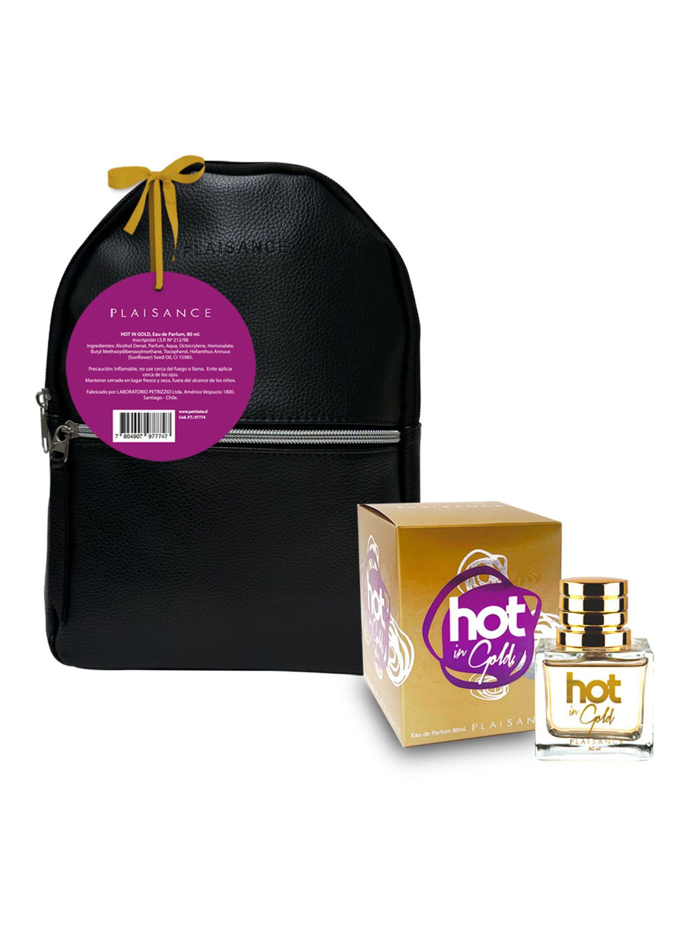 Set Perfume Hot In Gold EDP 80 ml + Mochila-0