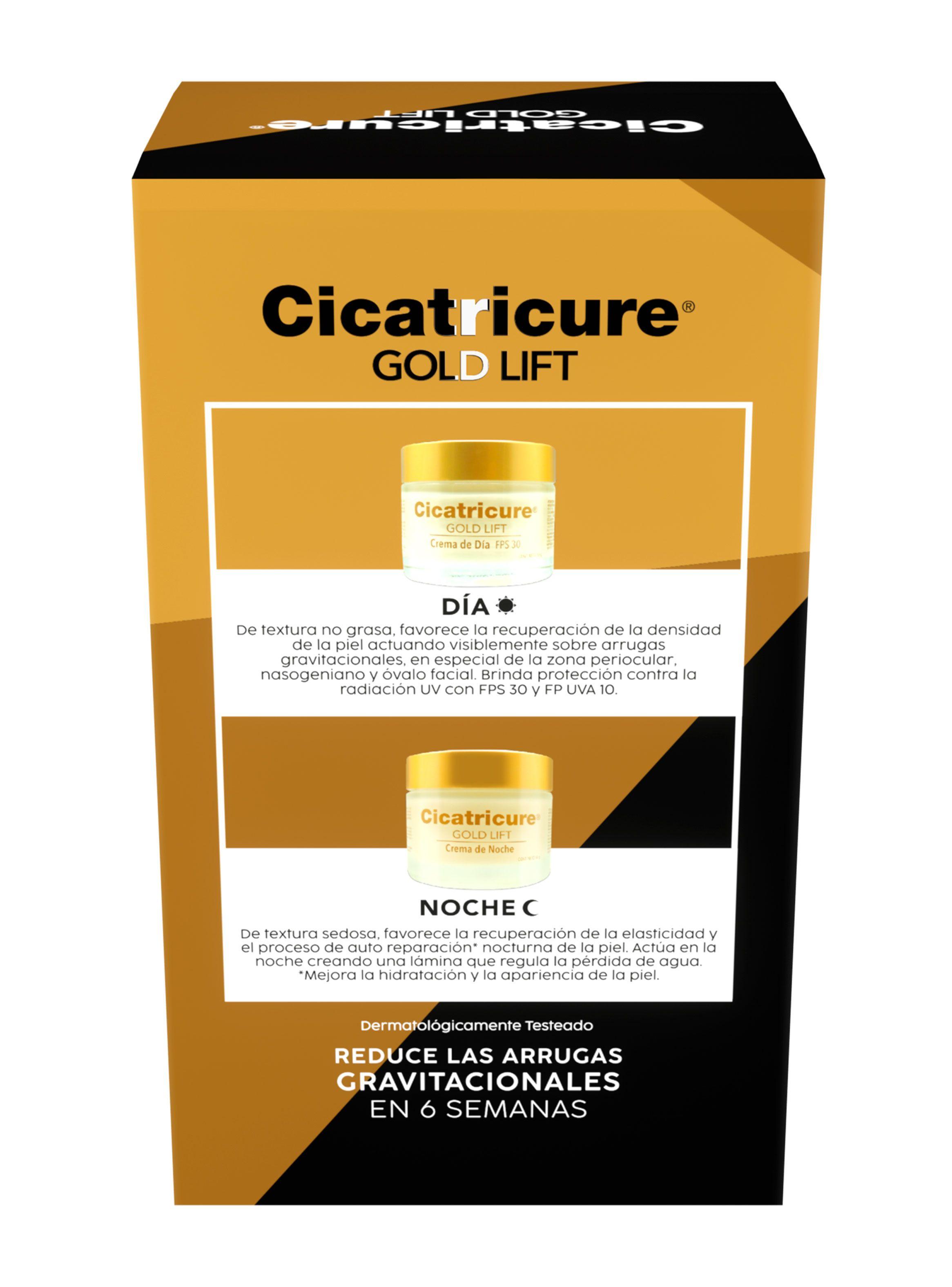 Set Cicatricure Gold Lift Crema Dia 50g + Gold Lift Crema Noche