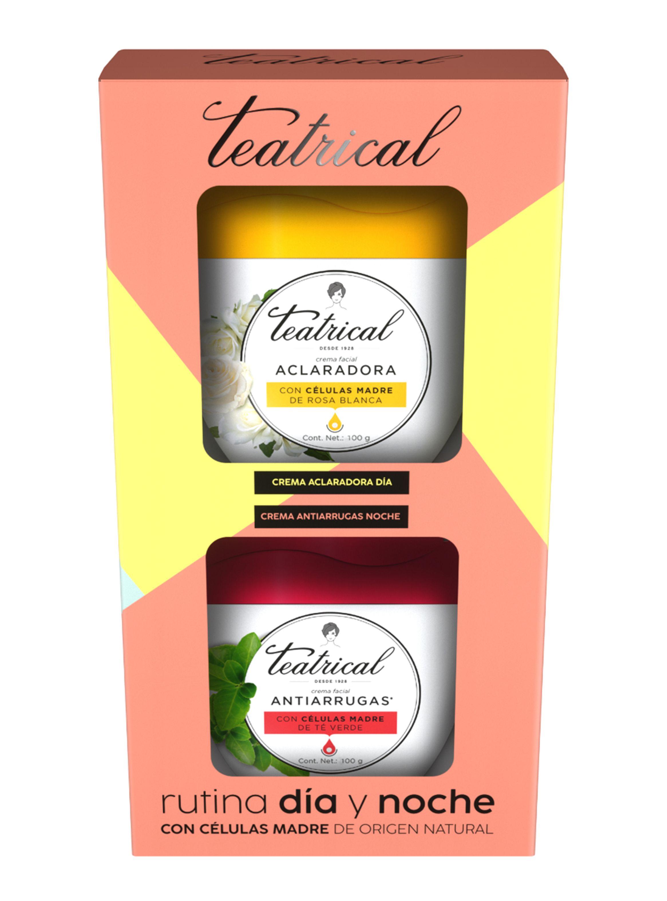 Pack Teatrical Crema Aclarante 100 g + Antiarrugas 100 g-0