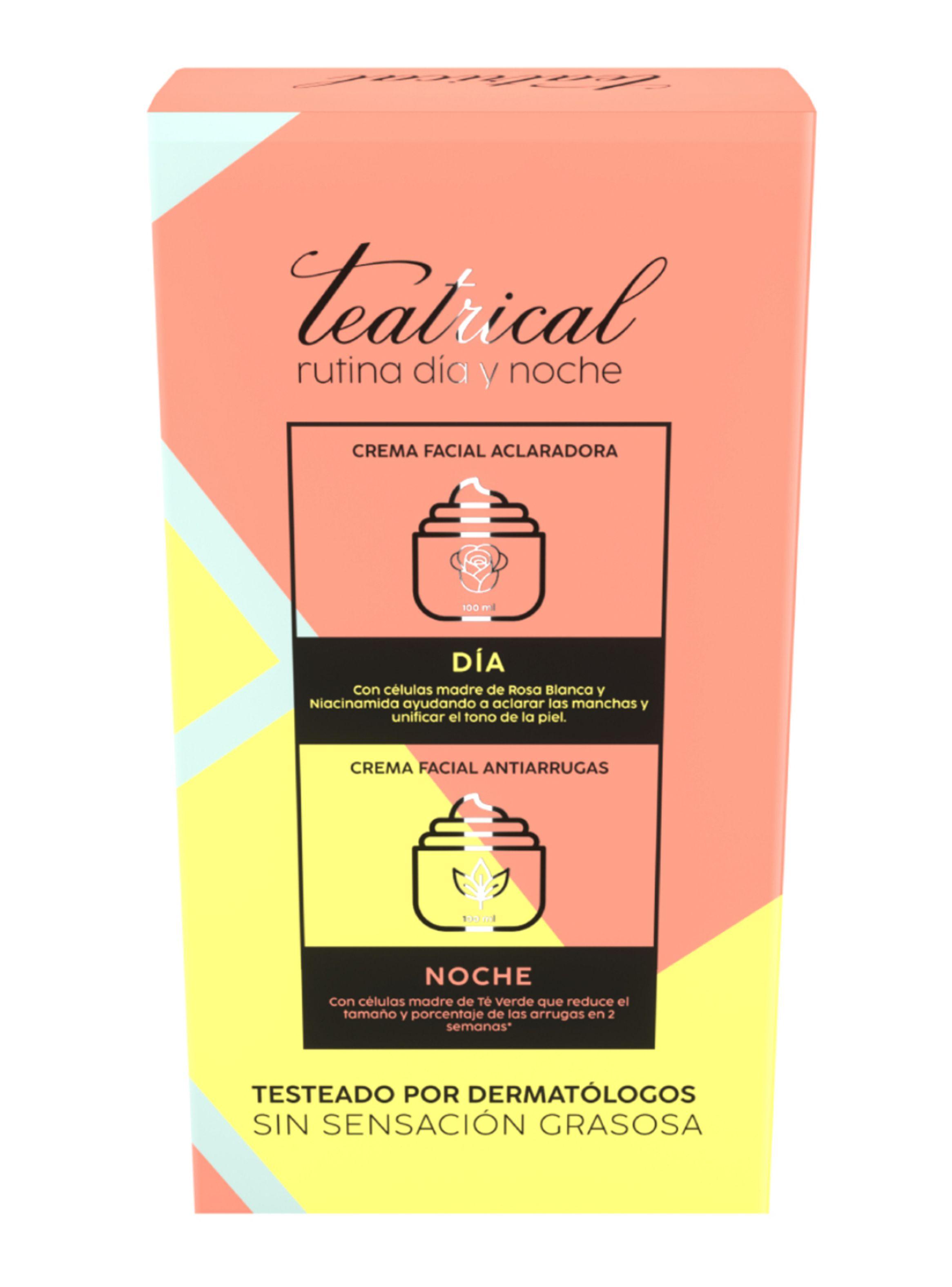 Pack Teatrical Crema Aclarante 100 g + Antiarrugas 100 g-1