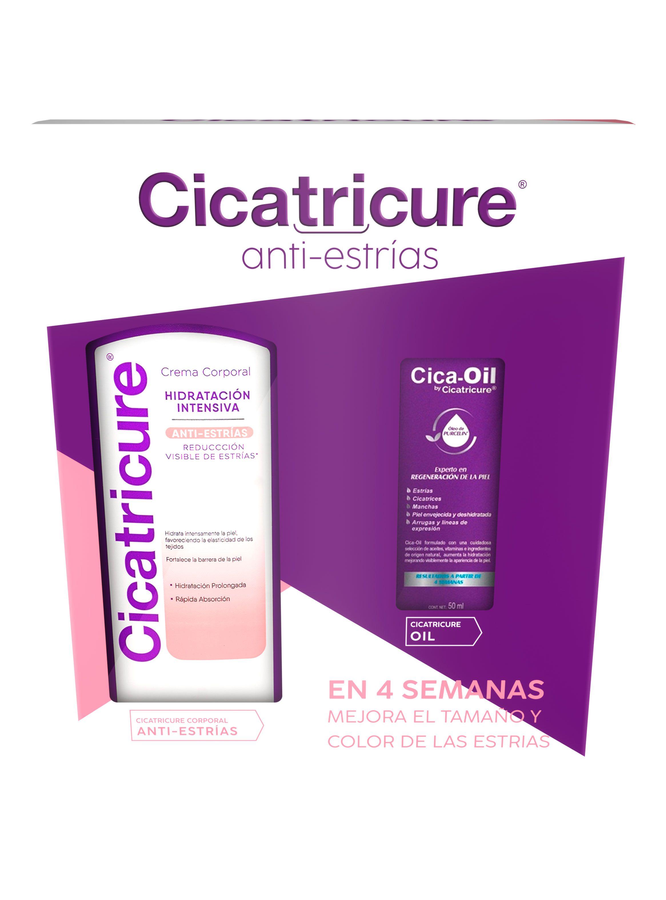 Set Cicatricure Hidratacion Intensiva Anti Estrias + Cicatricure Oil 50 ml-0