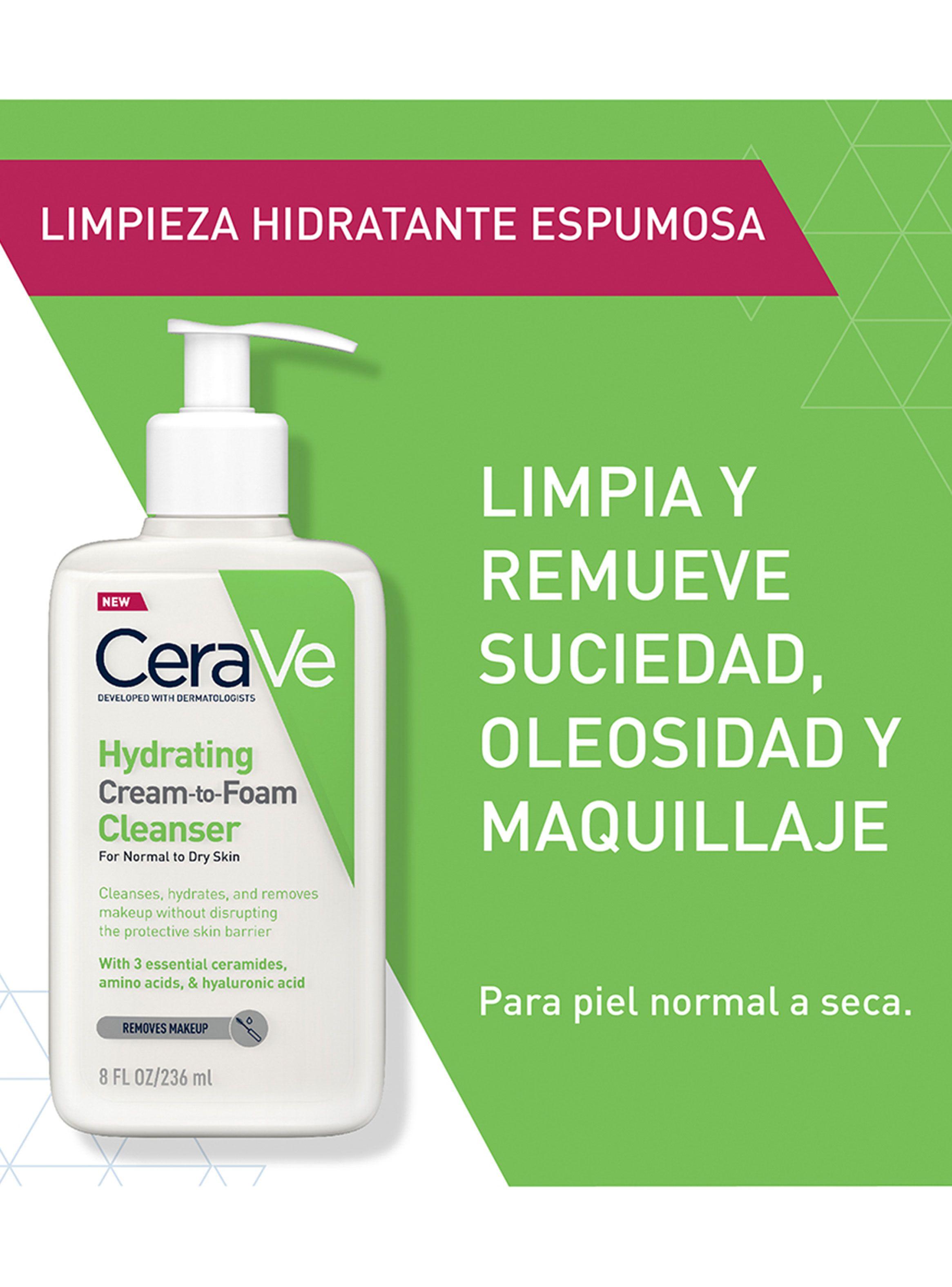 Crema Cerave Hydrating Cream to Foam Cleanser 236 ml-2