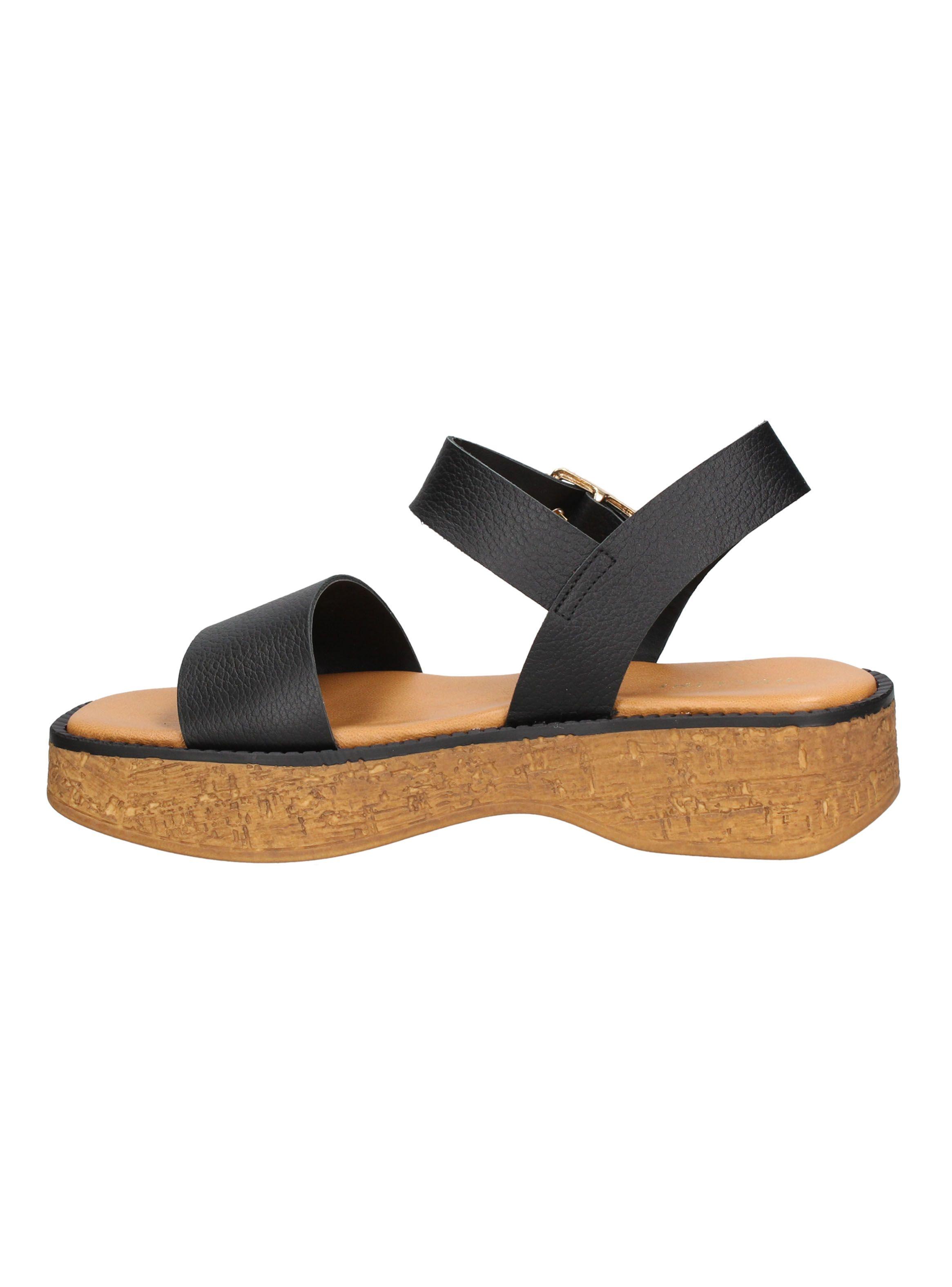 Sandalia I240 Cuero con Hebilla Mujer-2