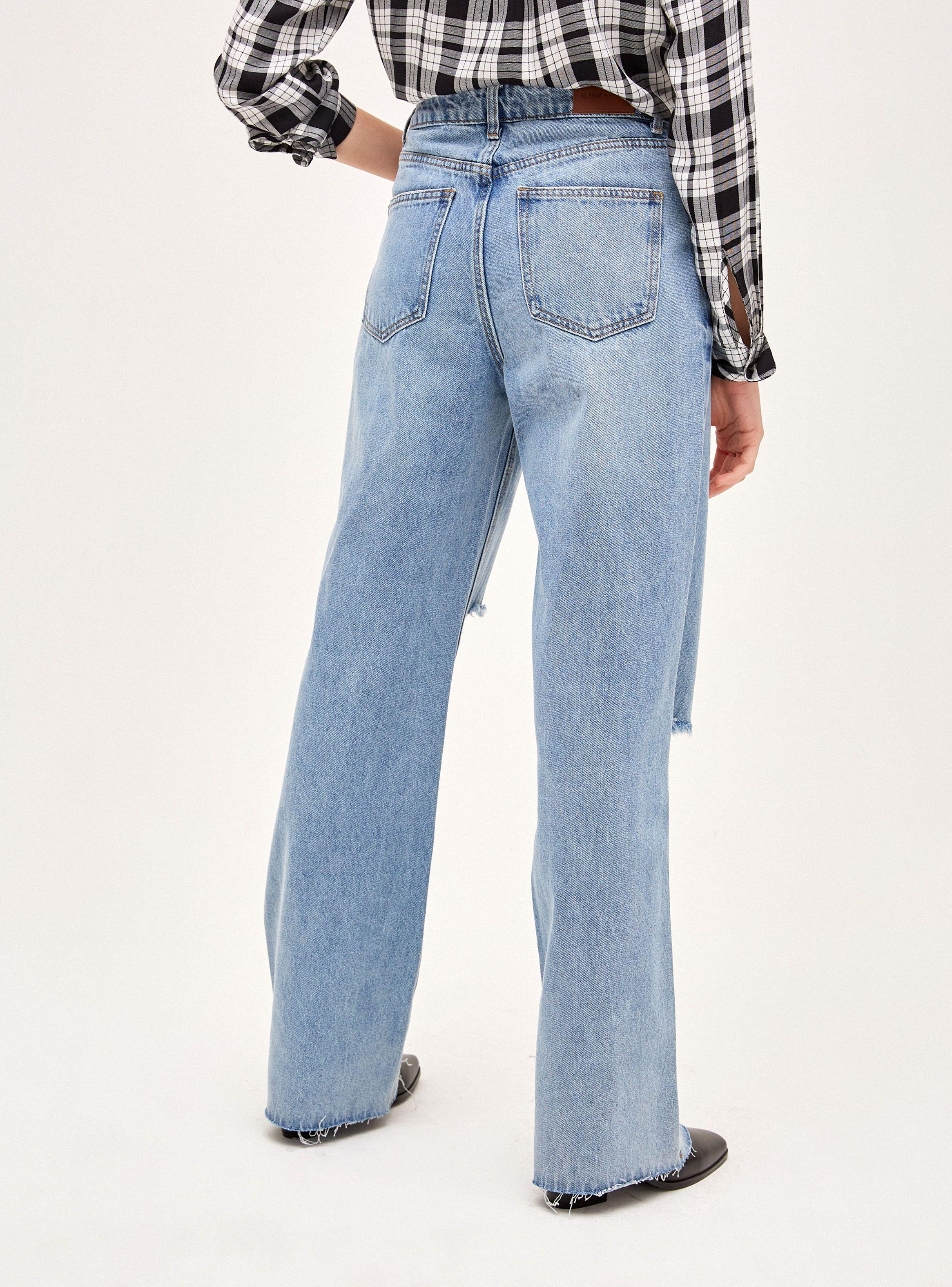 Jeans Tiro Alto Wide Leg-1