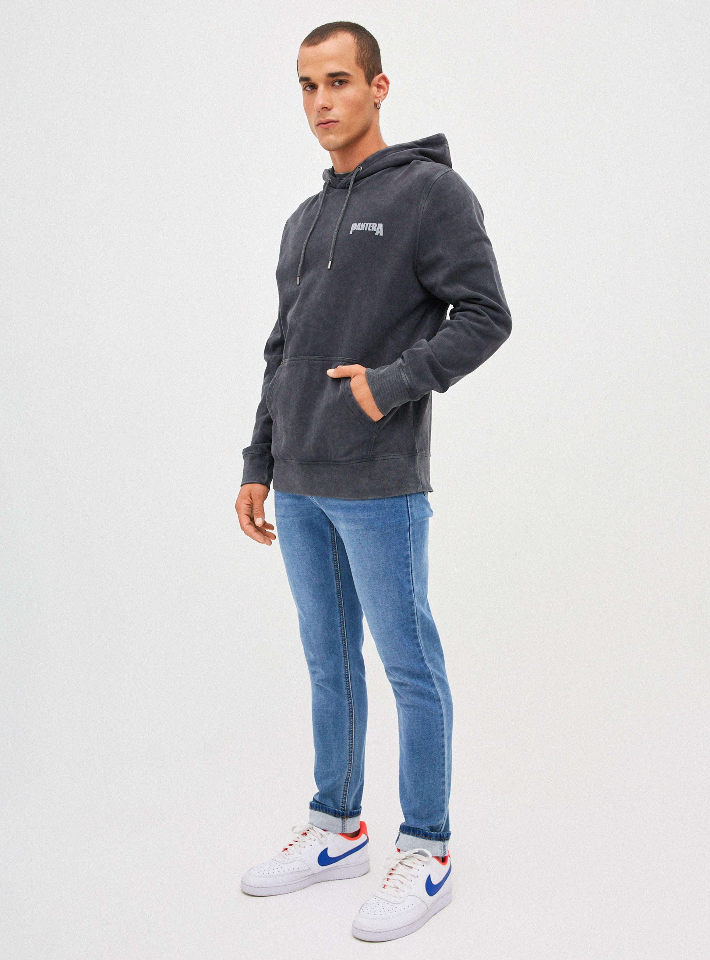 Polerón Lavado con Gorro y Bolsillo Licencia Pantera-3