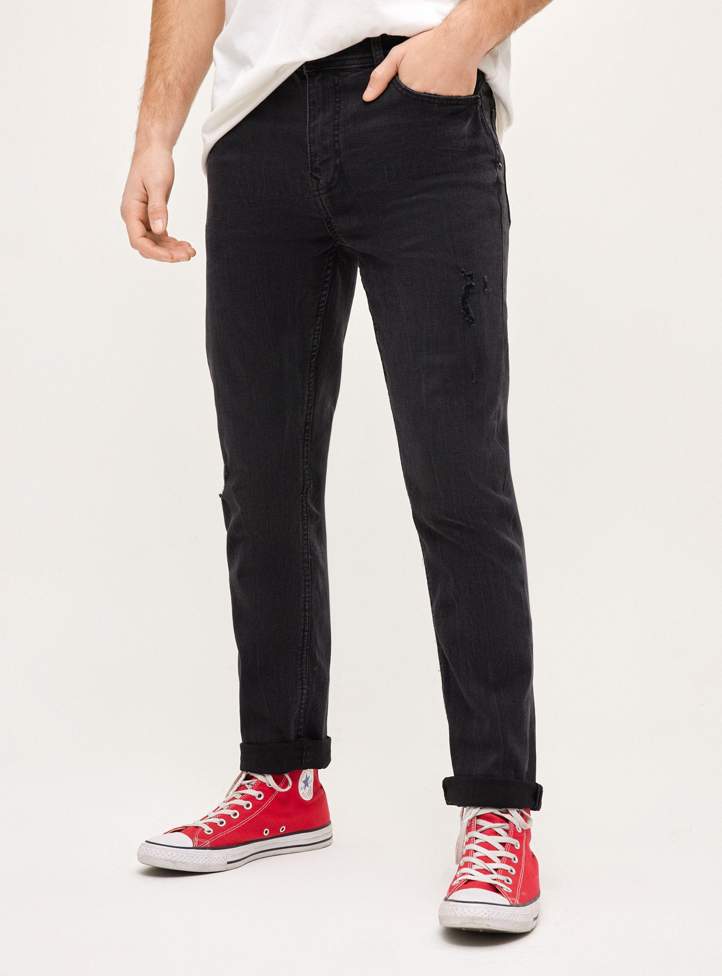 Jeans Rasguños Desgaste Skinny Fit-0