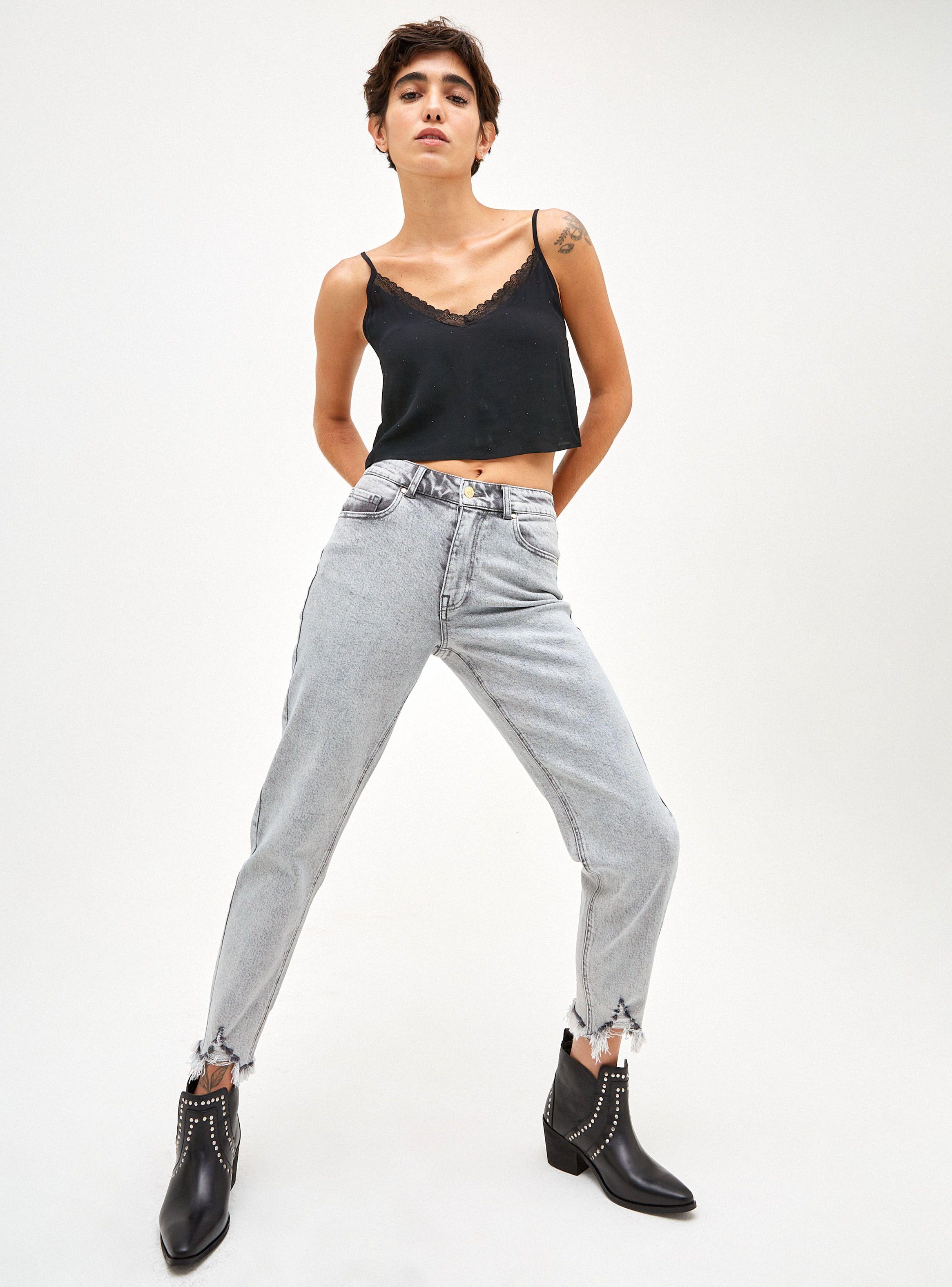 Jeans Denim y Cierre-3