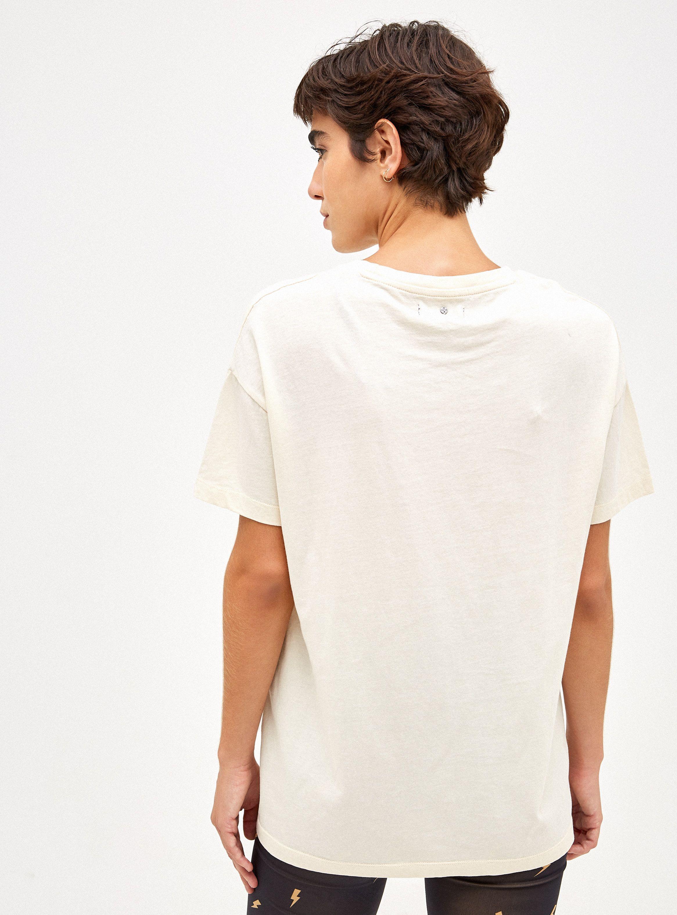 Polera Print Frontal Corte Rodondo-1