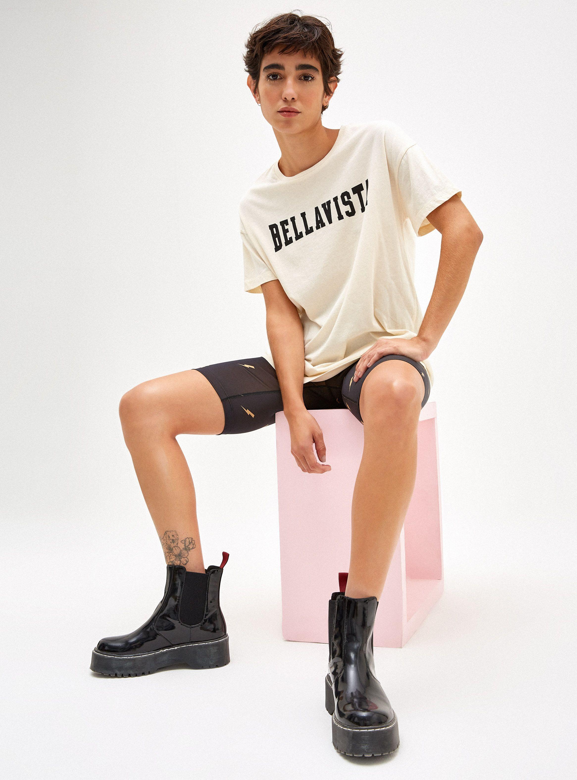 Polera Print Frontal Corte Rodondo-3