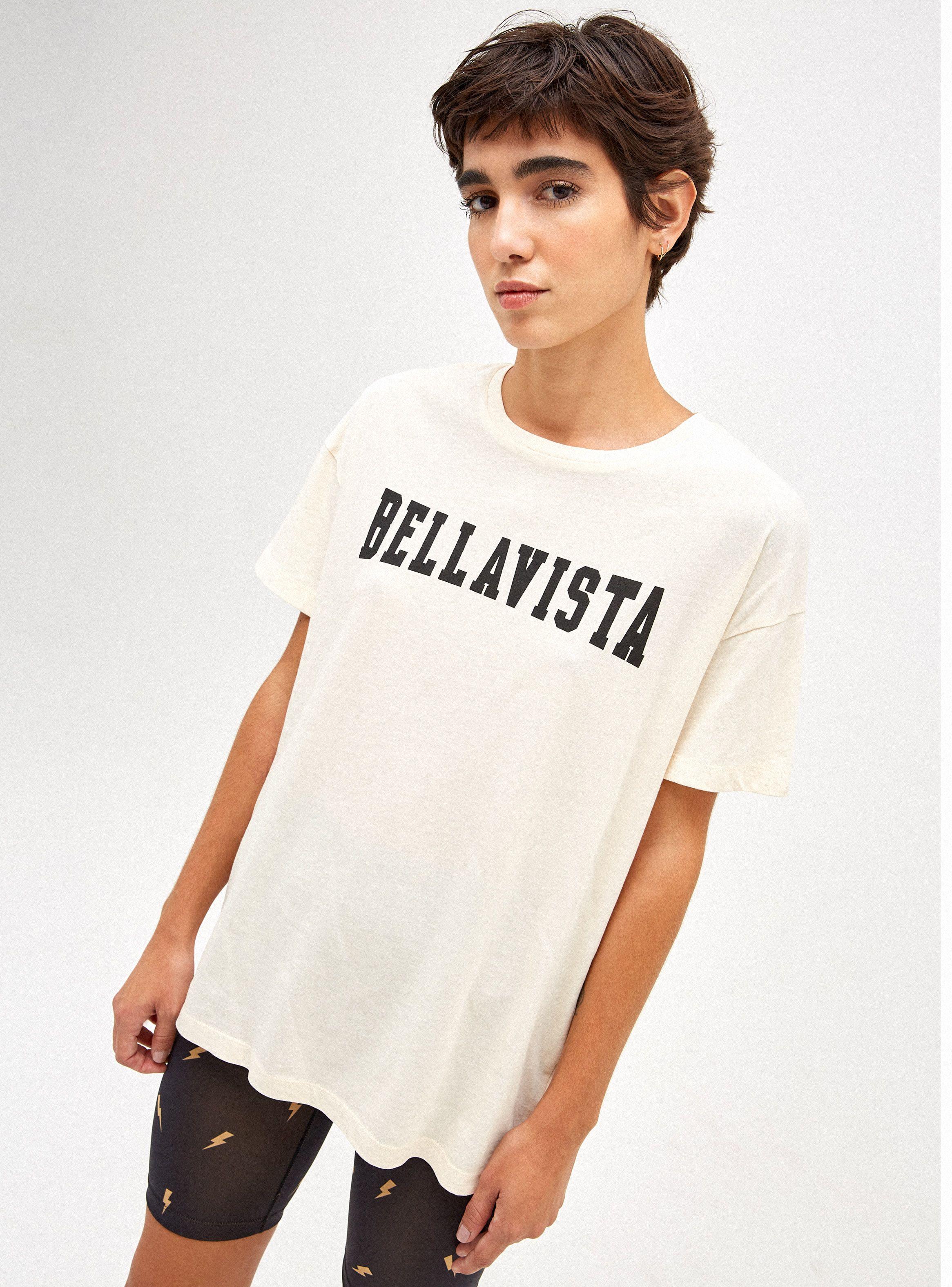 Polera Print Frontal Corte Rodondo-0