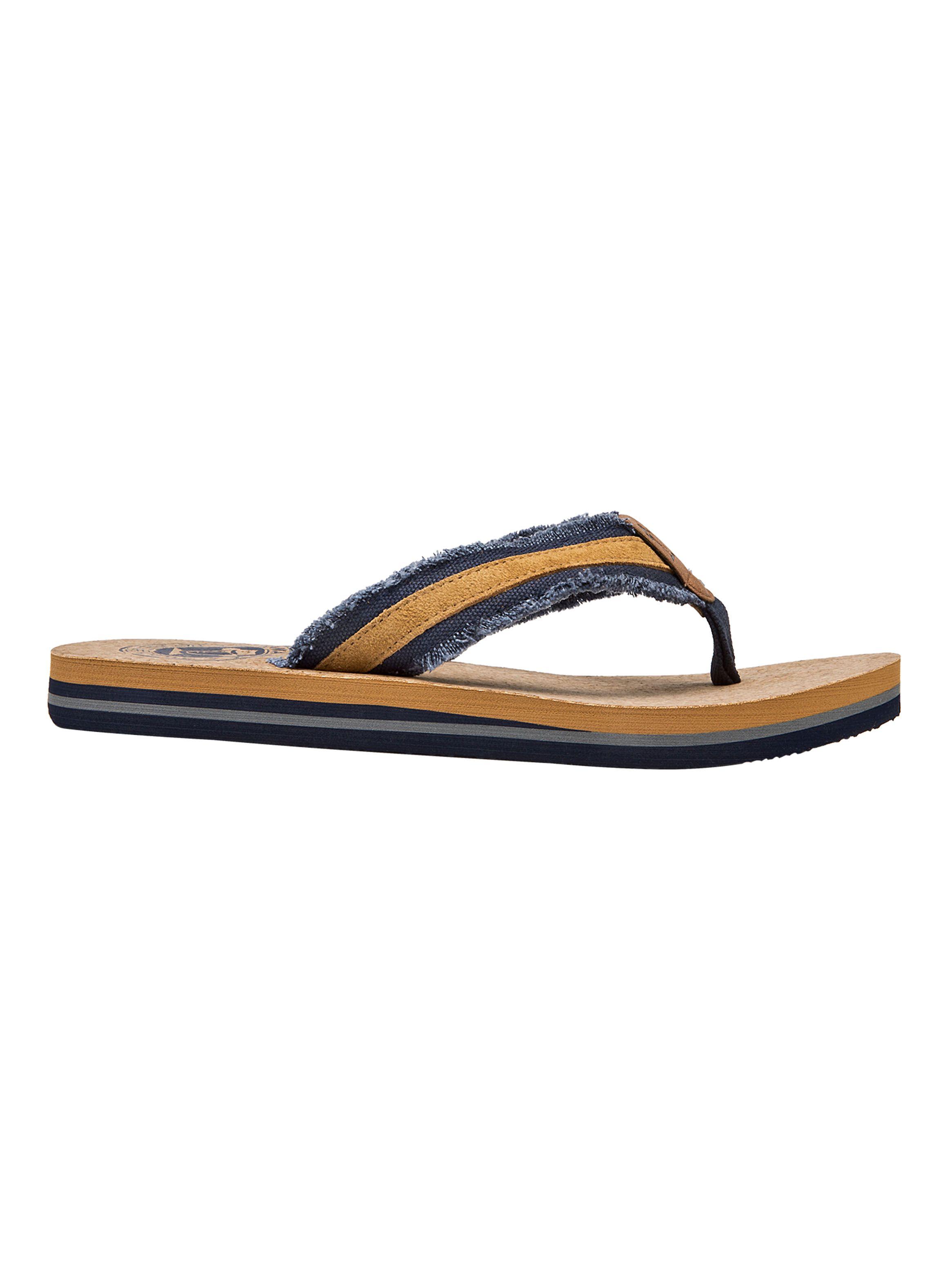 Sandalia Slip On Cuero Chancleta Hombre-1