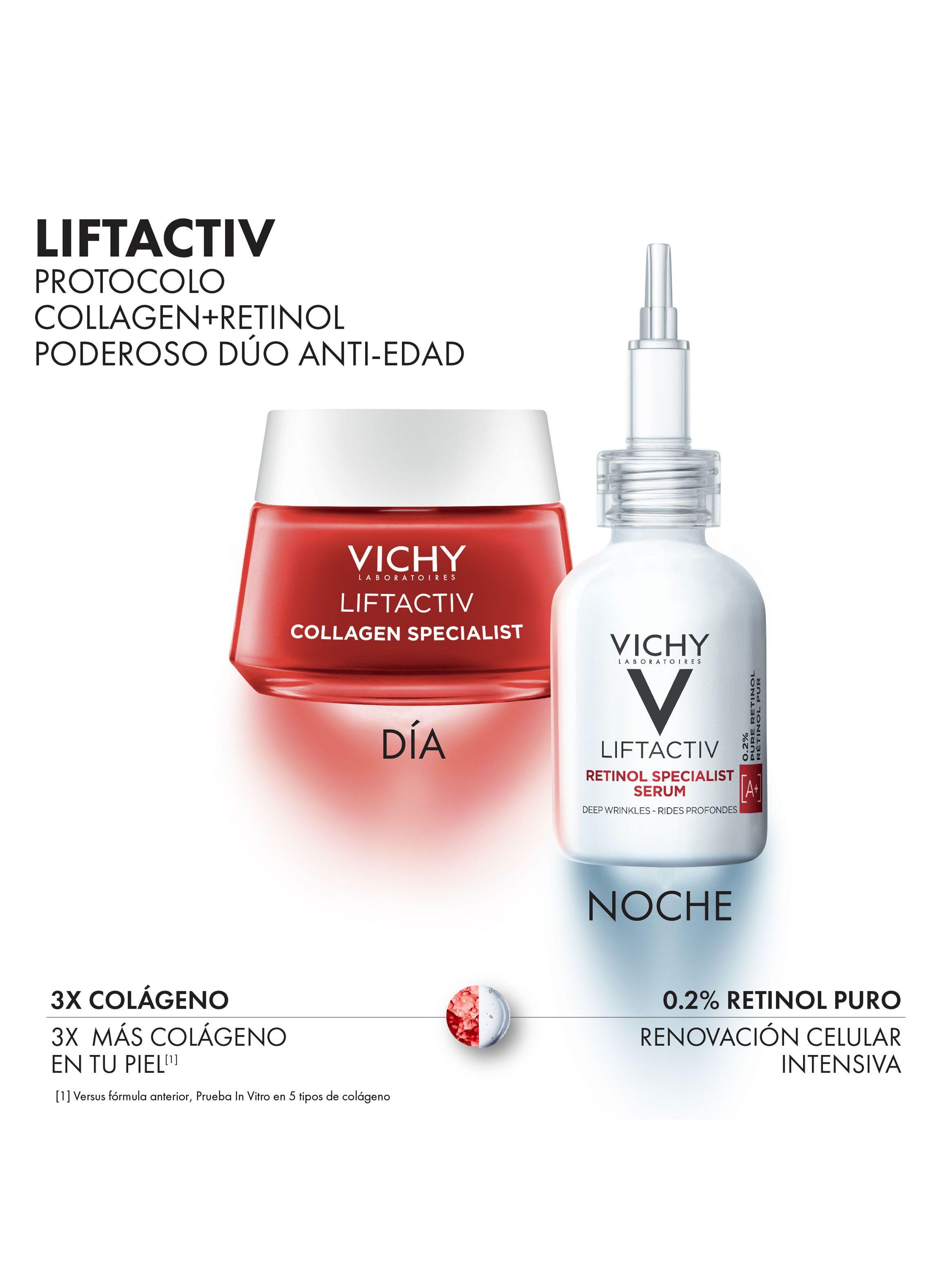 Sérum Vichy Retinol Liftactiv Anti-arrugas 30 ml Reduce Líneas de Expresión-5