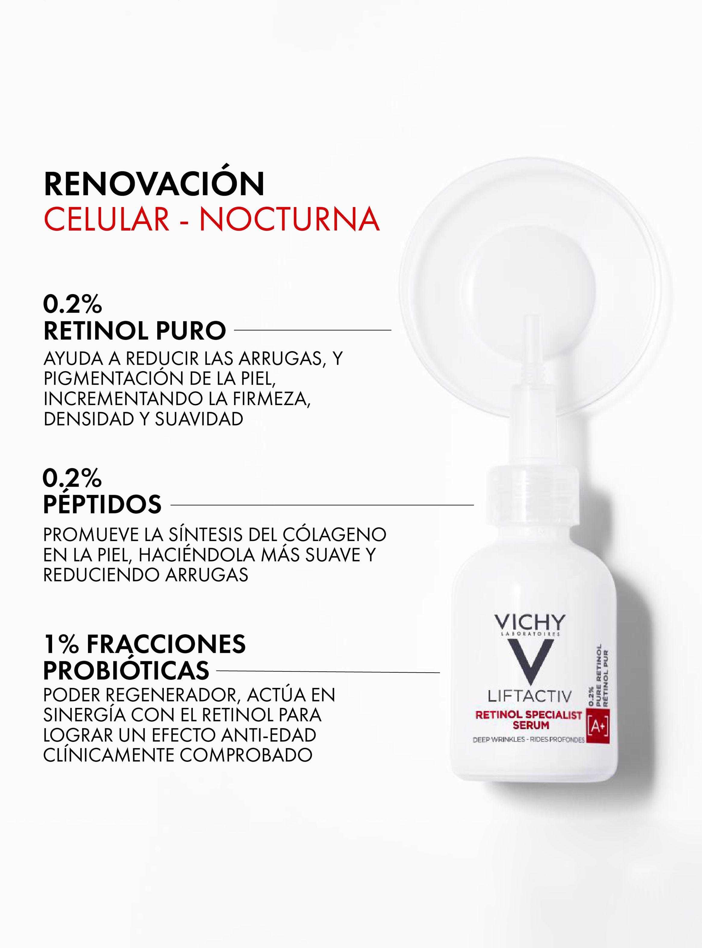 Sérum Vichy Retinol Liftactiv Anti-arrugas 30 ml Reduce Líneas de Expresión-2