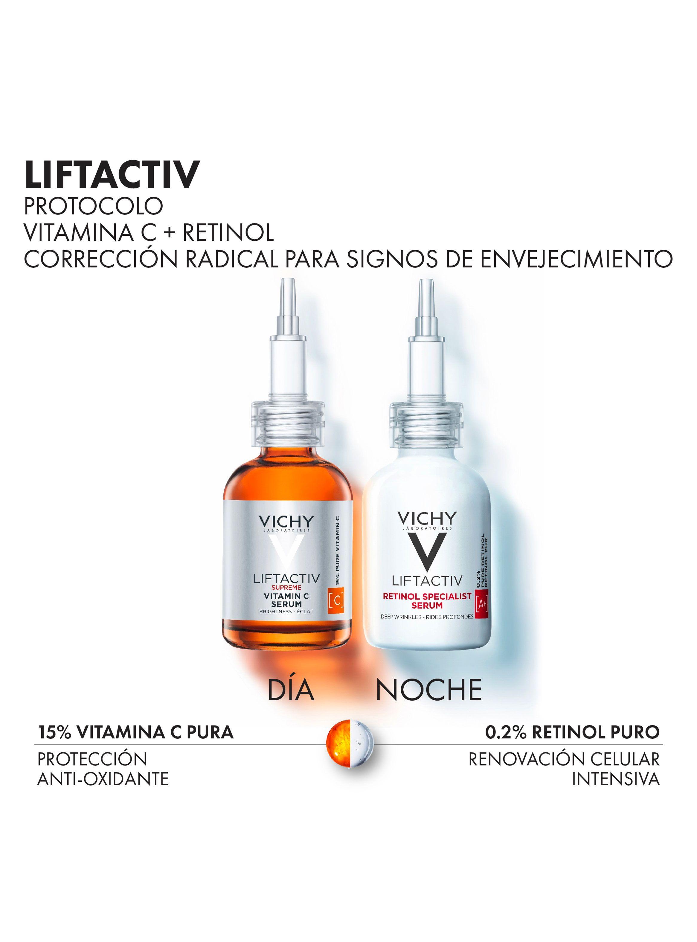 Sérum Vichy Retinol Liftactiv Anti-arrugas 30 ml Reduce Líneas de Expresión-4