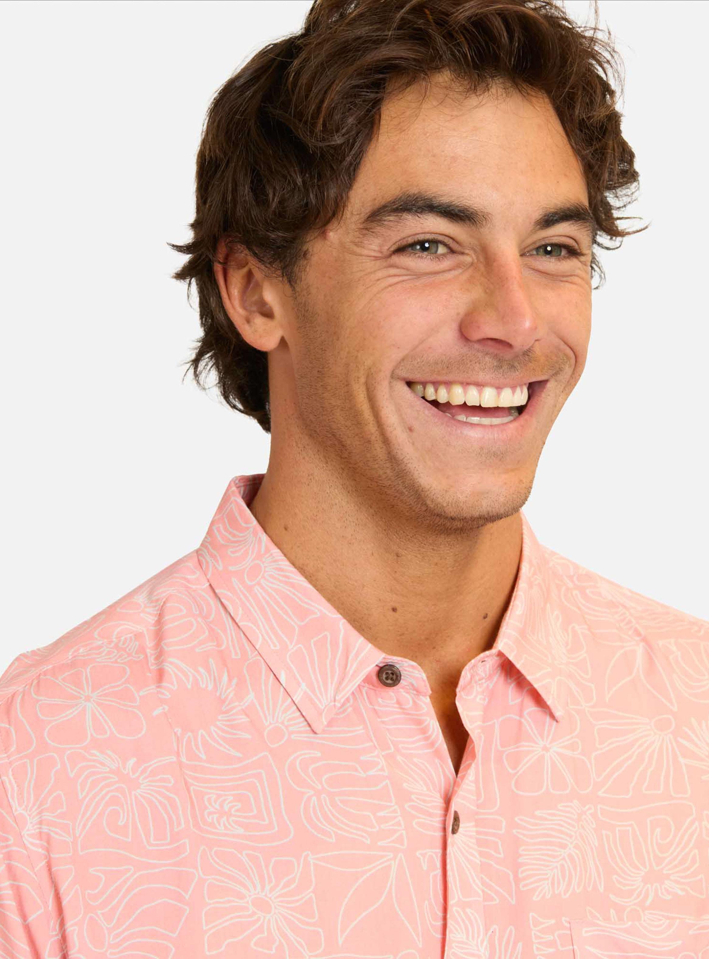 Camisa Manga Corta Fullprint Hojas-2